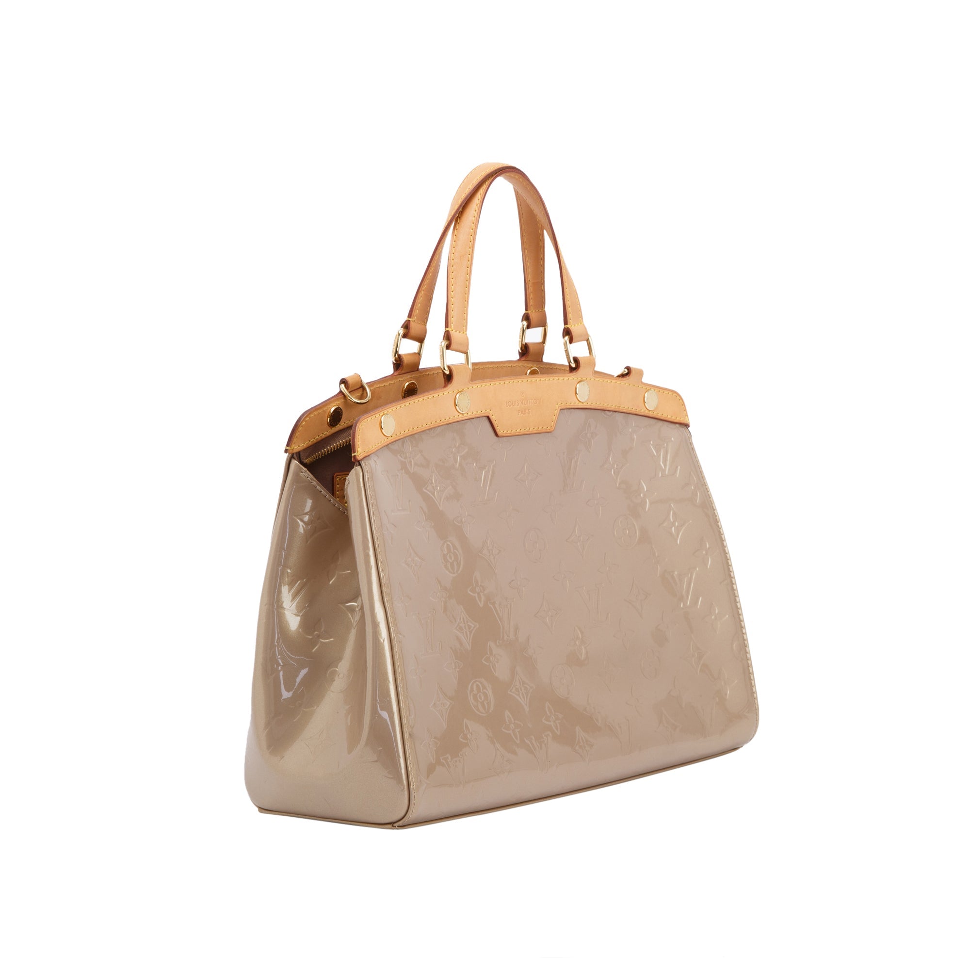Louis Vuitton Monogram Vernis Brea MM - Neutrals Handle Bags