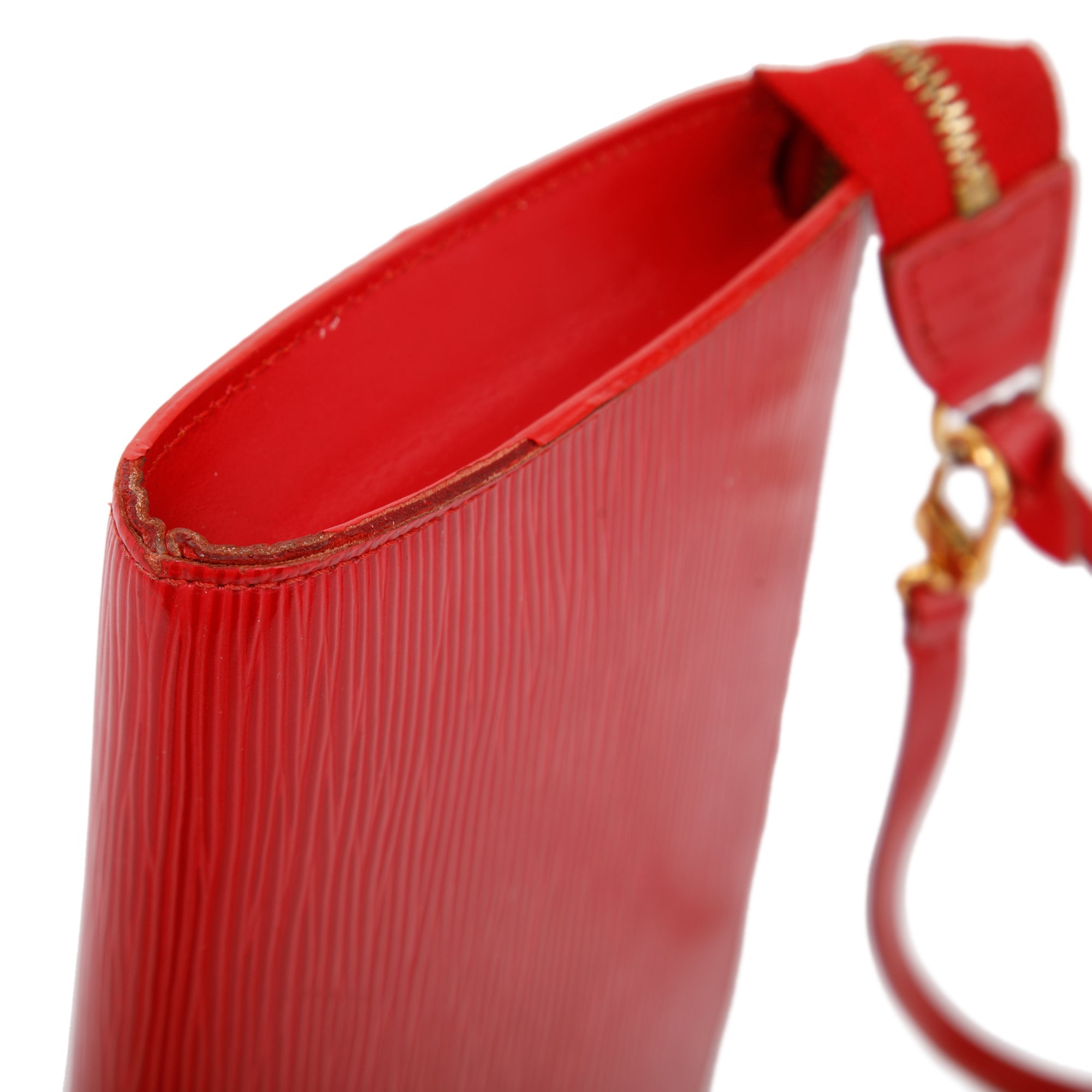 Louis Vuitton EPI Pochette Accessories 24 Castillan Red