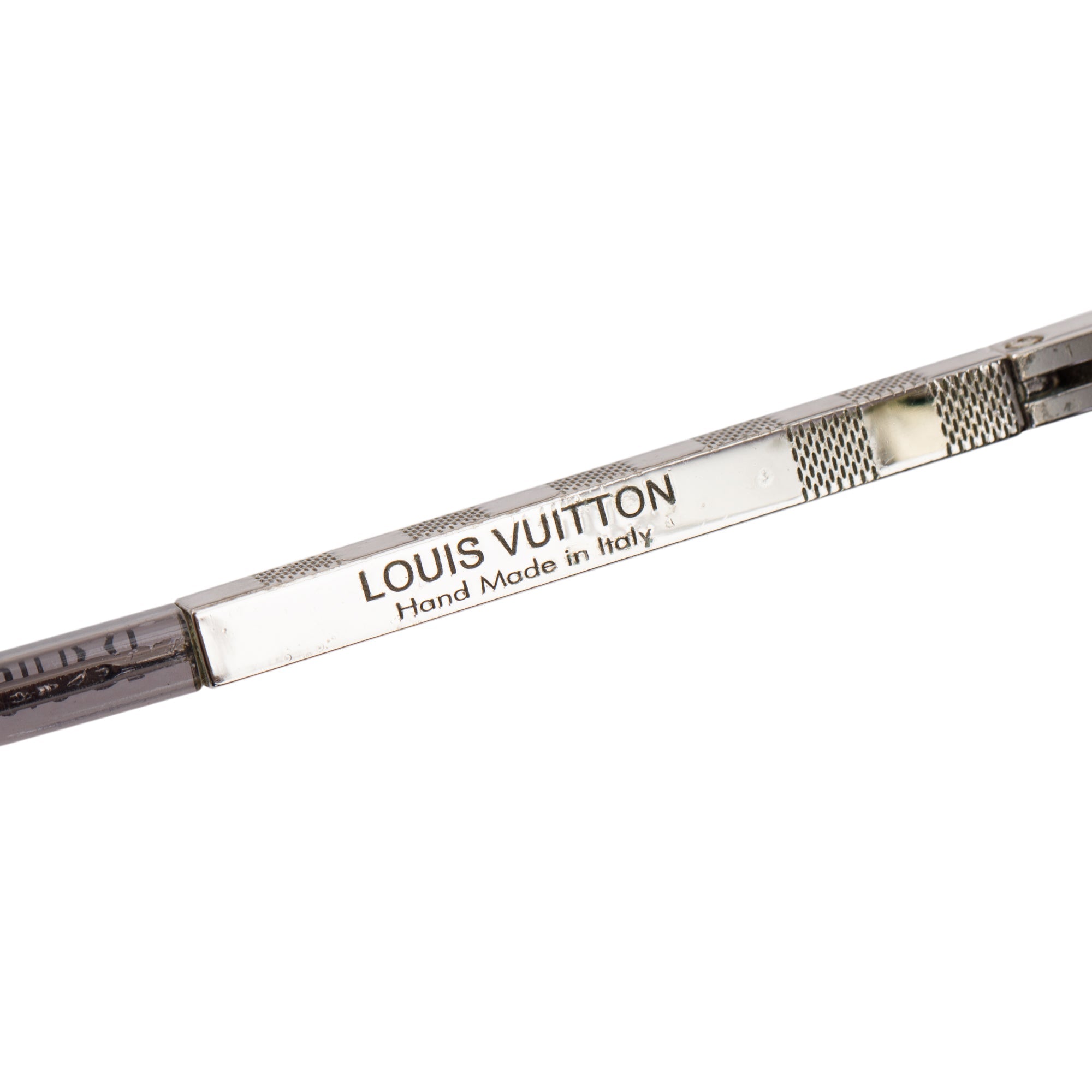 Louis Vuitton Silver Metal Attitude Sunglasses w/ Case – Oliver Jewellery