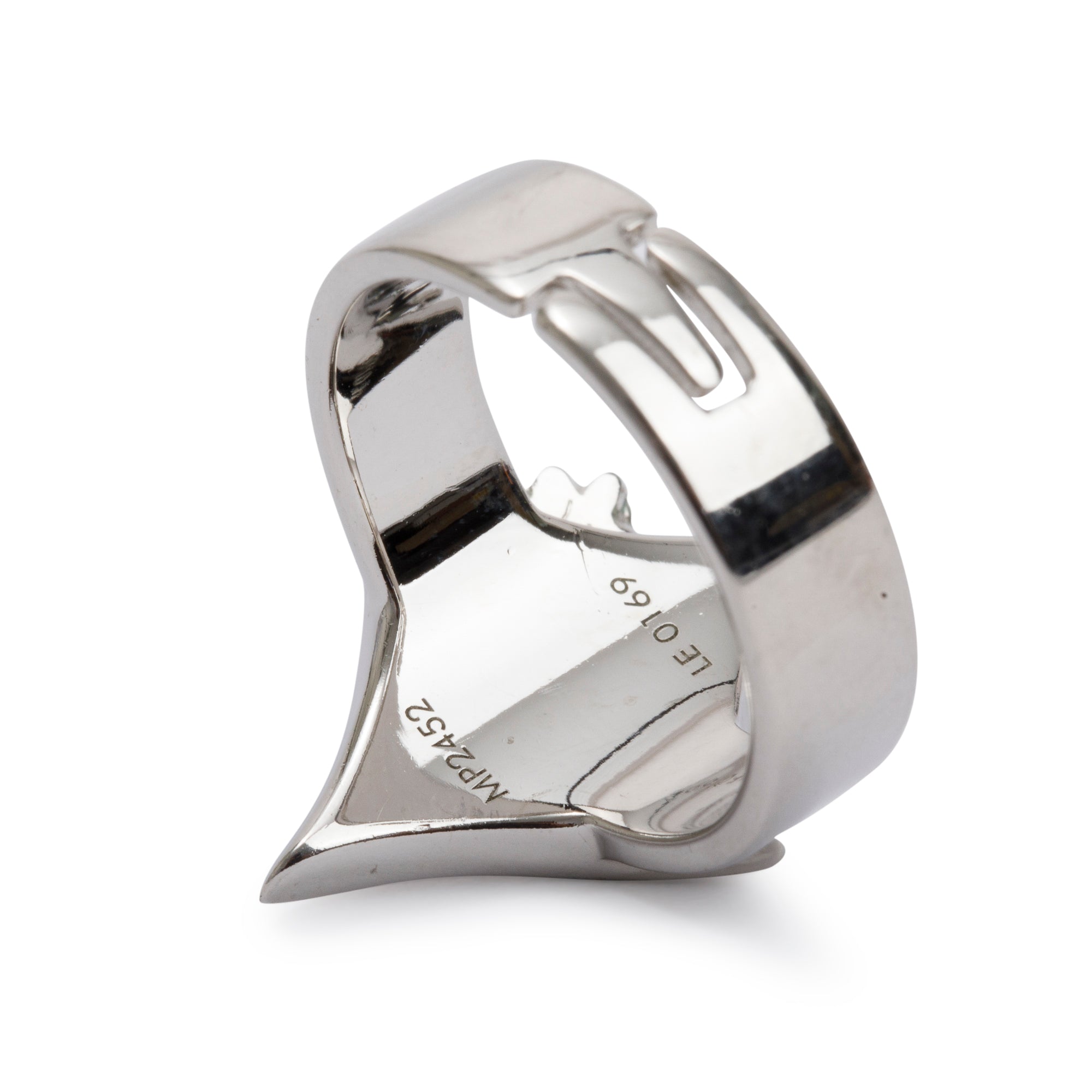 Louis Vuitton Silver Metal Fairytale Four-Ring Set M, Size 8.25 w