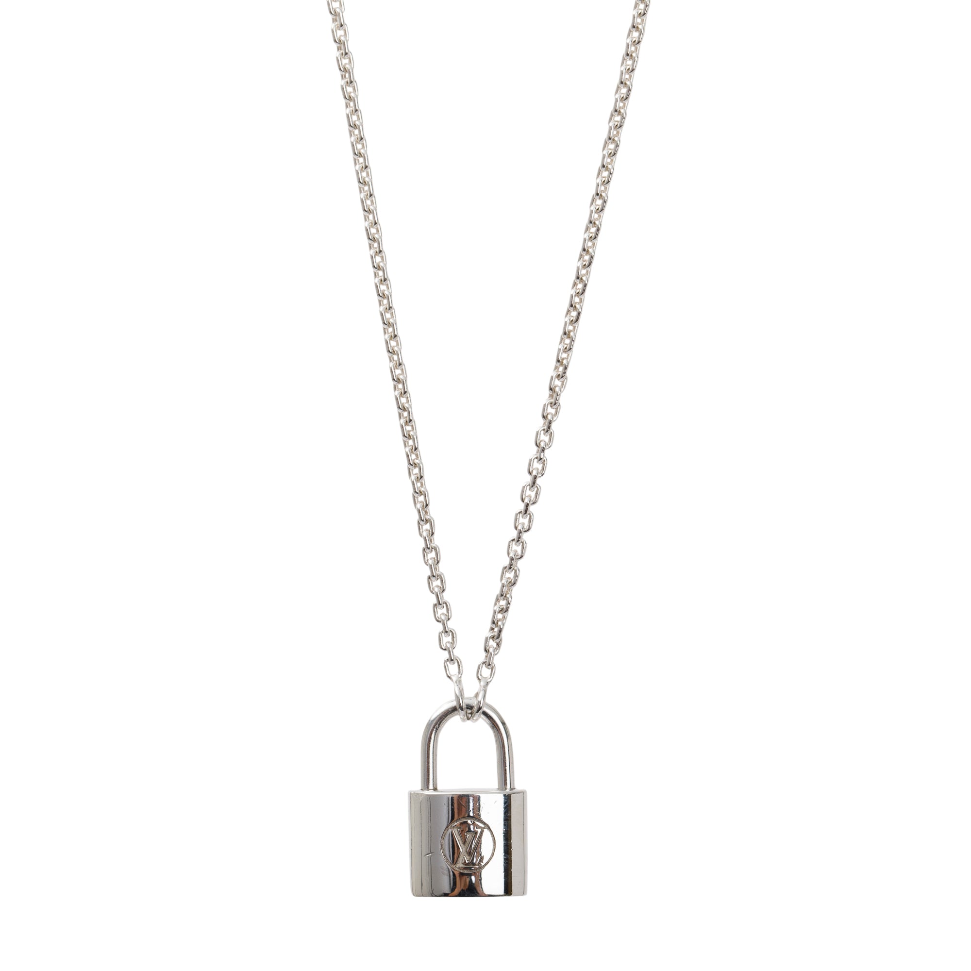 Louis vuitton silver on sale lockit pendant sterling silver