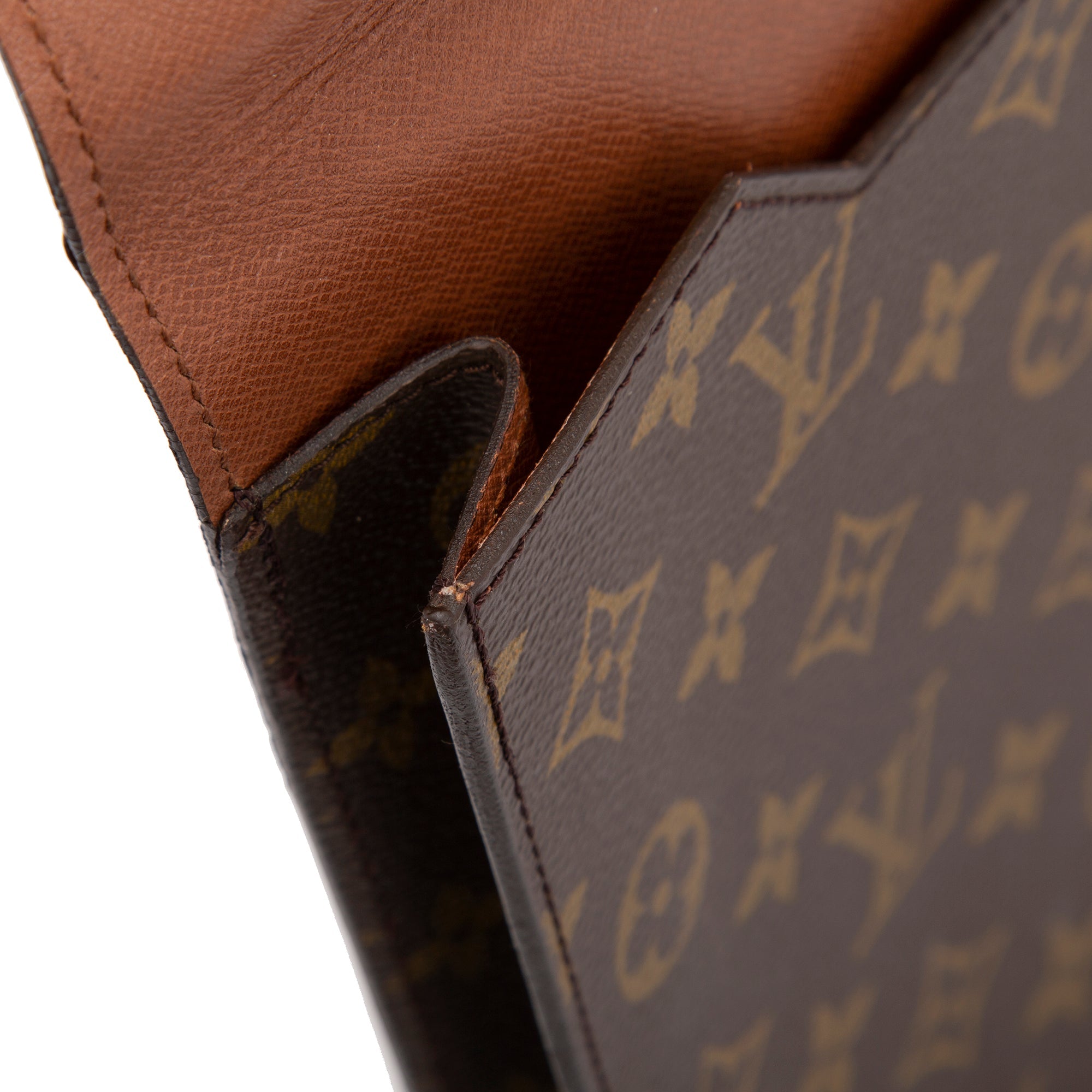 LOUIS VUITTON Vintage Monogram Canvas SENATEUR Portfolio