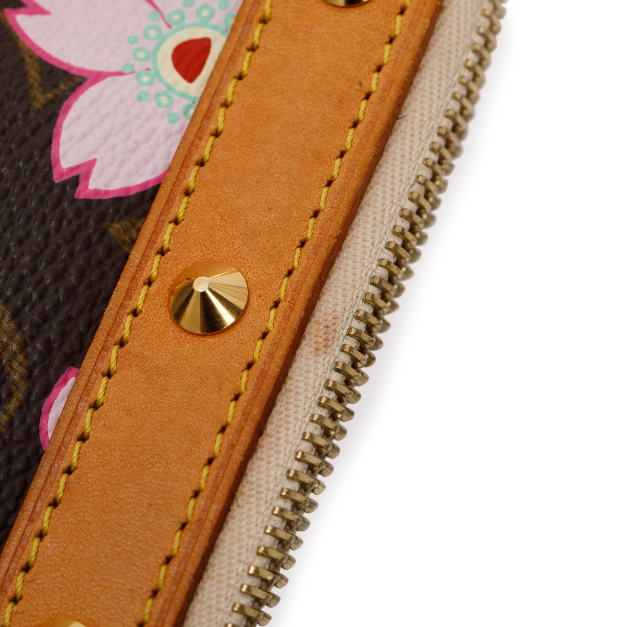 Louis Vuitton x Takashi Murakami Monogram Cherry Blossom Pochette Acce –  LuxeDH