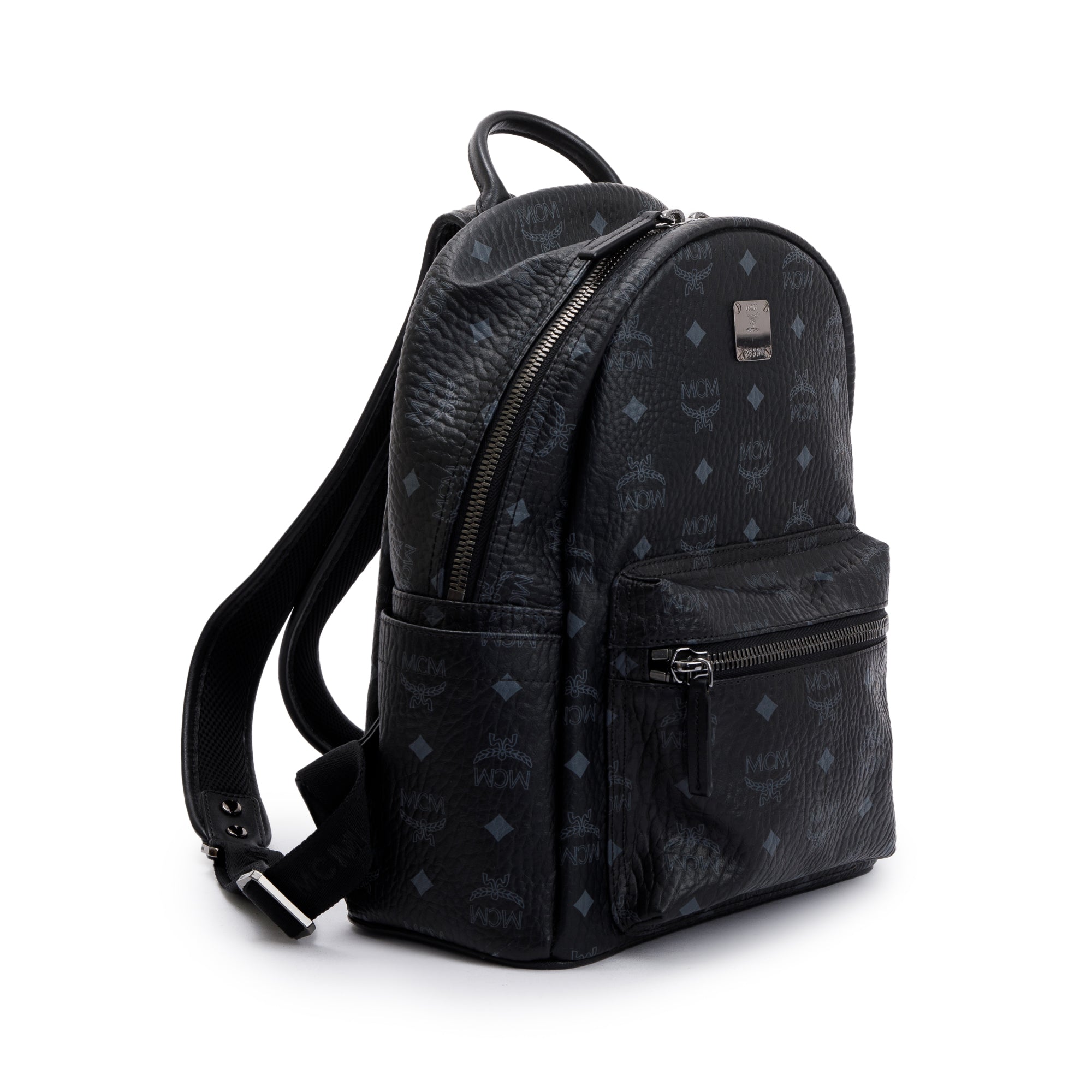 MCM Black Visetos Small Stark Classic Backpack Oliver Jewellery