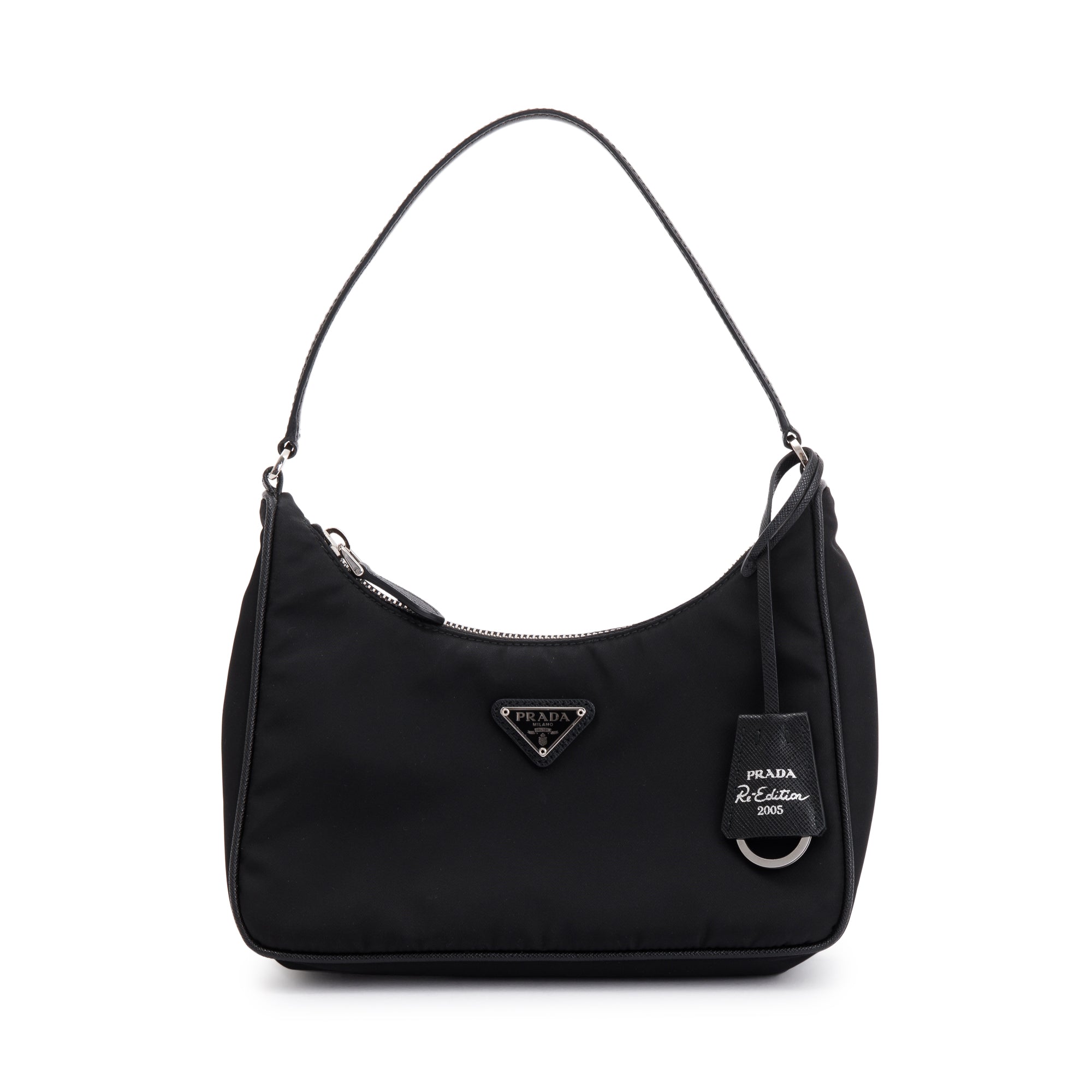 Prada Black Re-Edition 2005 Re-Nylon Mini Bag – Oliver Jewellery