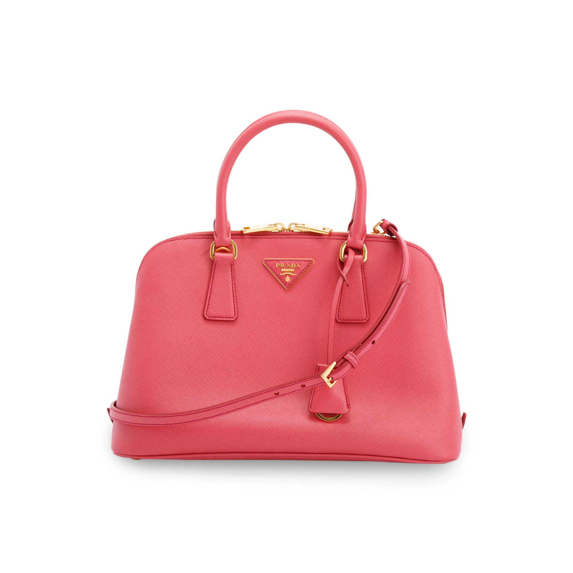 Pink prada hot sale saffiano bag