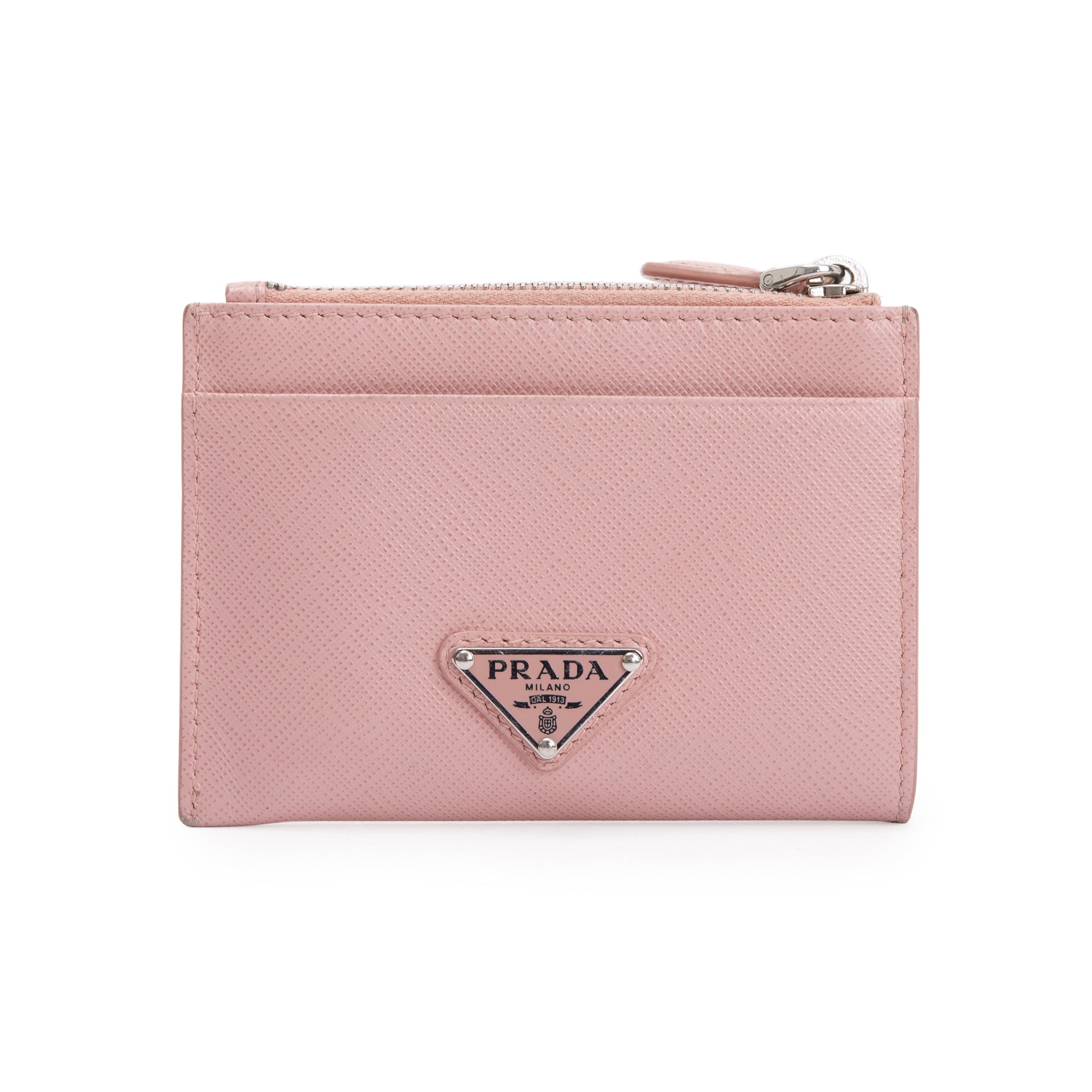 Prada card holder online pink