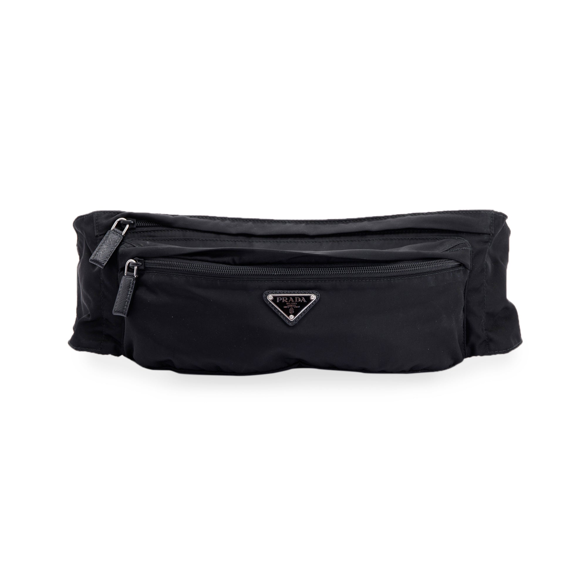 Prada Re-Nylon Double Zip Belt Bag – Oliver Jewellery