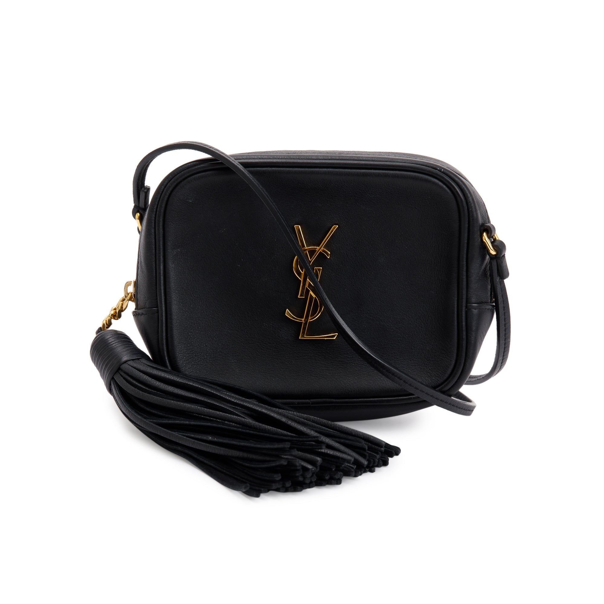 Saint laurent monogramme on sale blogger leather shoulder bag