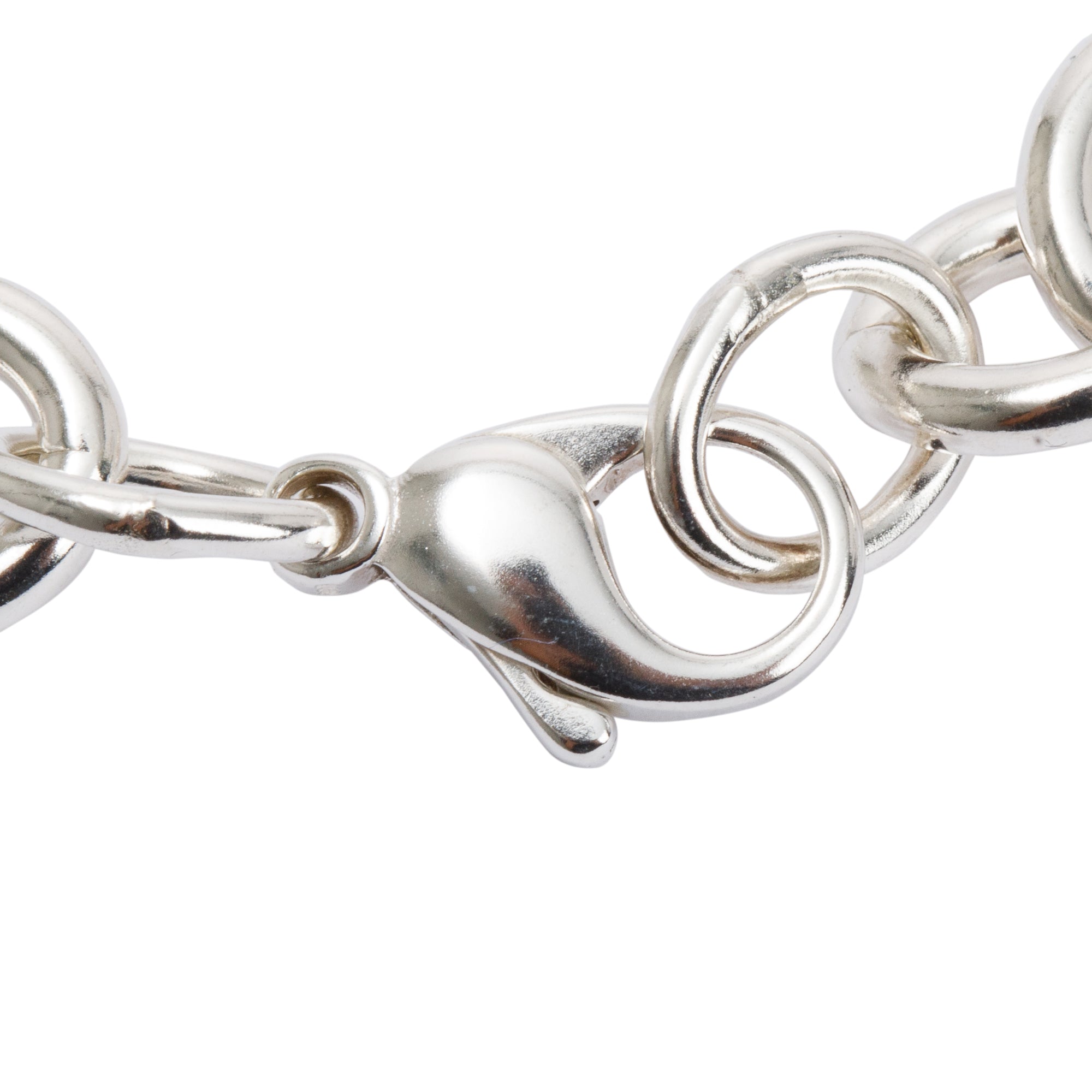 Tiffany & Co. Sterling Silver Medium Round Link Bracelet – Oliver Jewellery