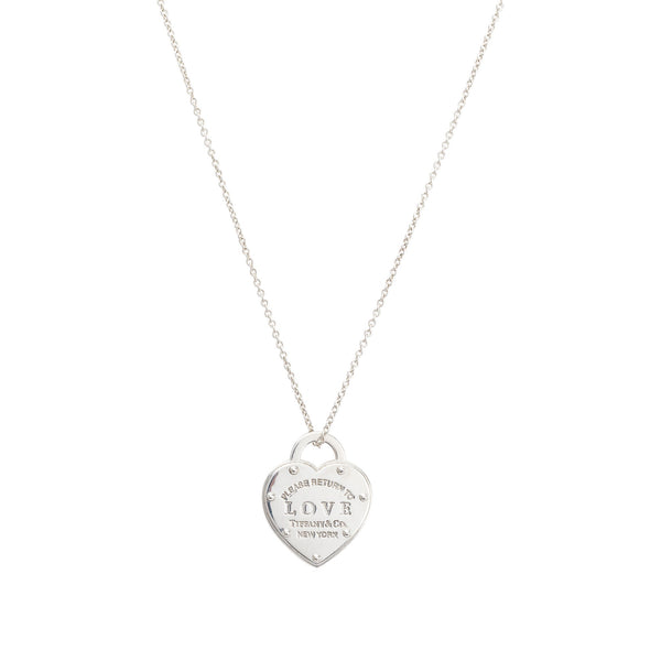 Tiffany & Co. | Jewelry | Tiffany Co Paloma Picasso Silver Love Pendant  Necklace | Poshmark