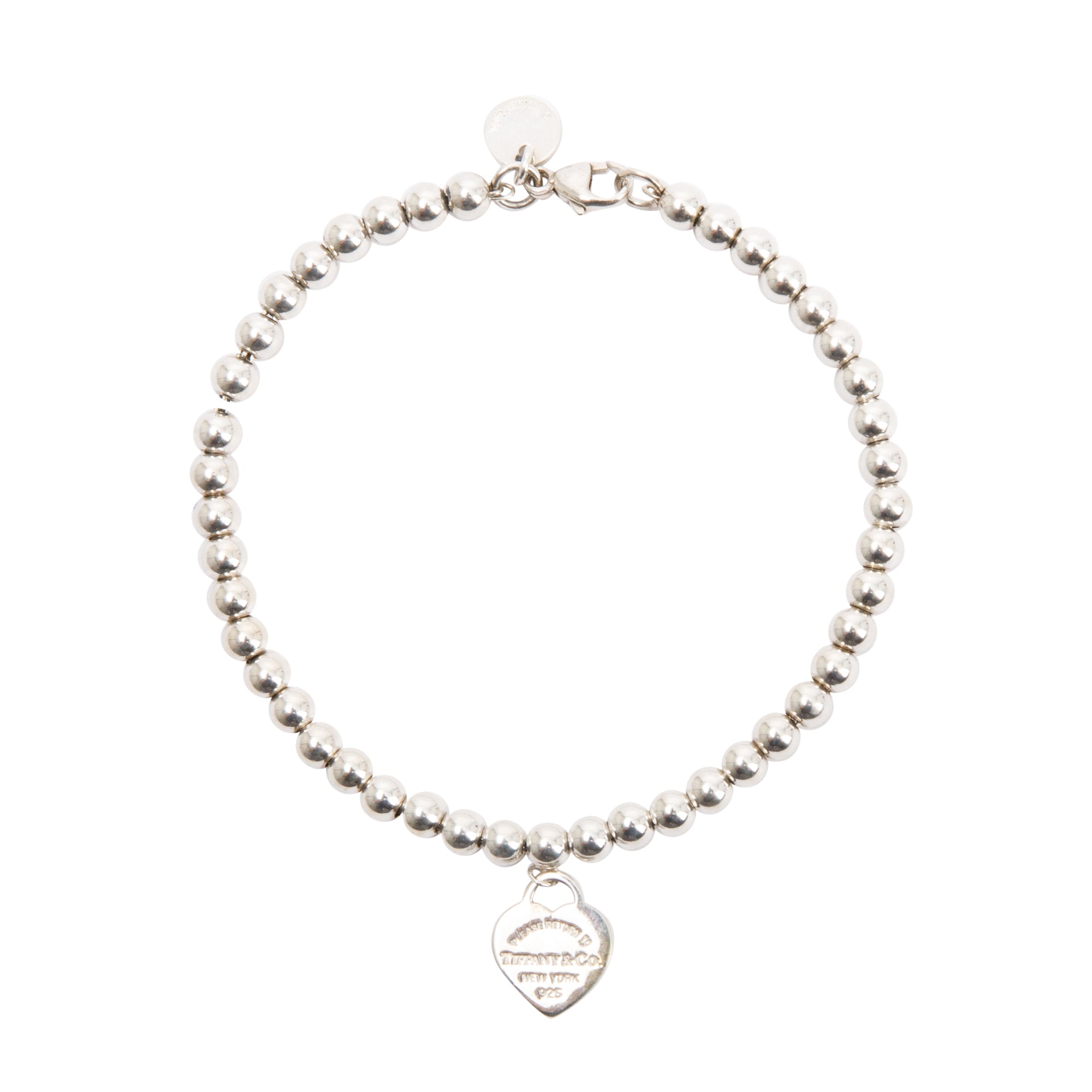 Tiffany & Co. Sterling Silver Return to Tiffany Mini Heart Tag Bead Br –  Oliver Jewellery