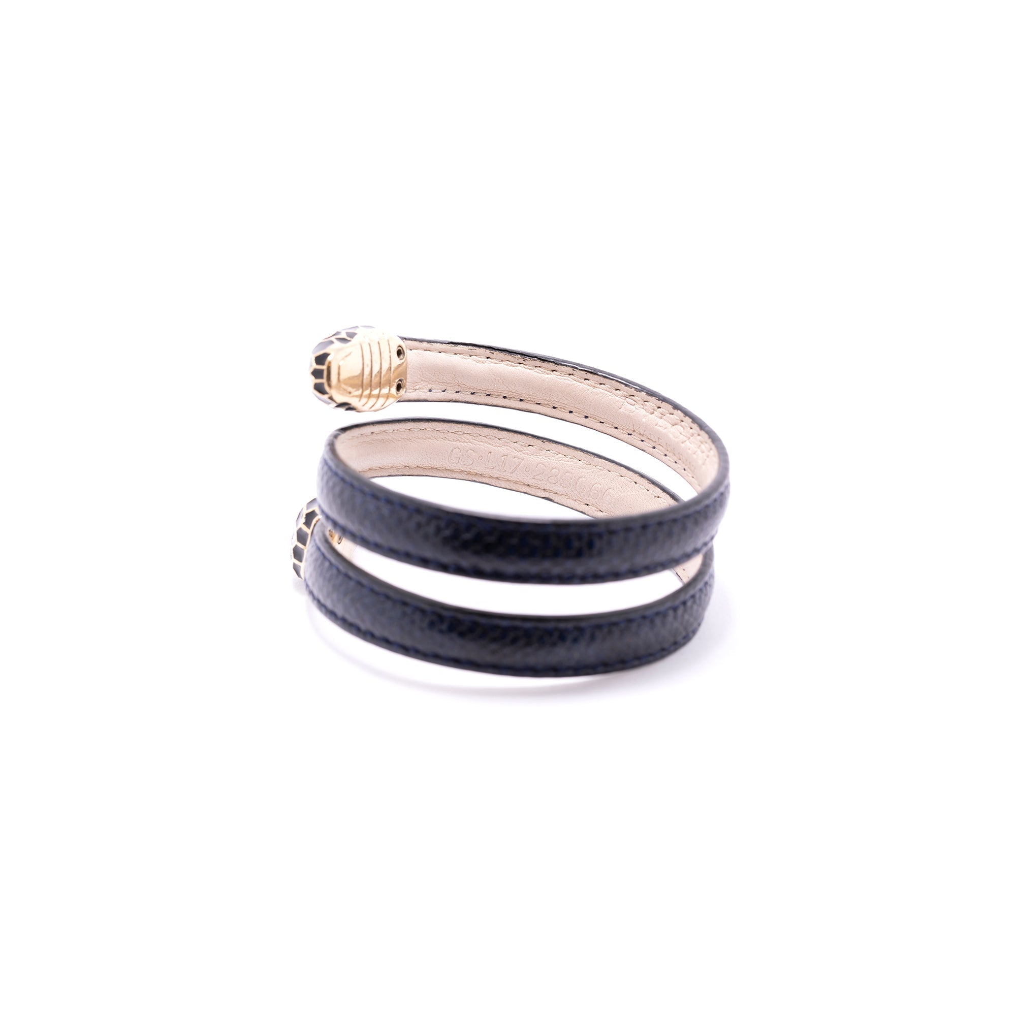 Serpenti hot sale leather bracelet