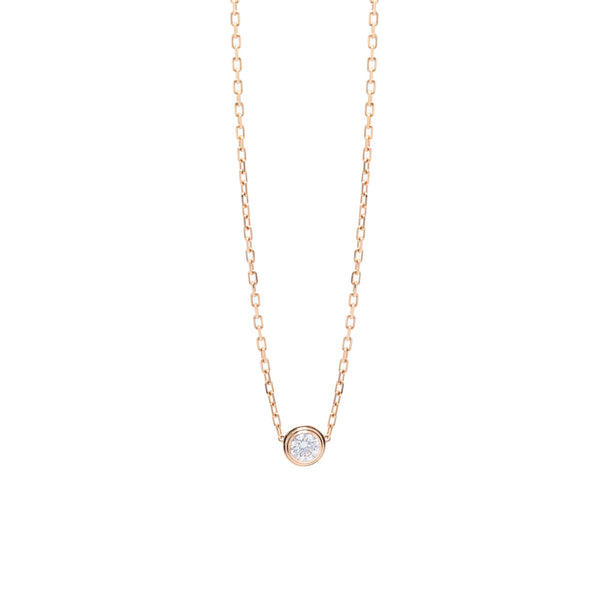 Cartier Large Pink Gold and Diamond Cartier d'Amour Necklace | Harrods UK