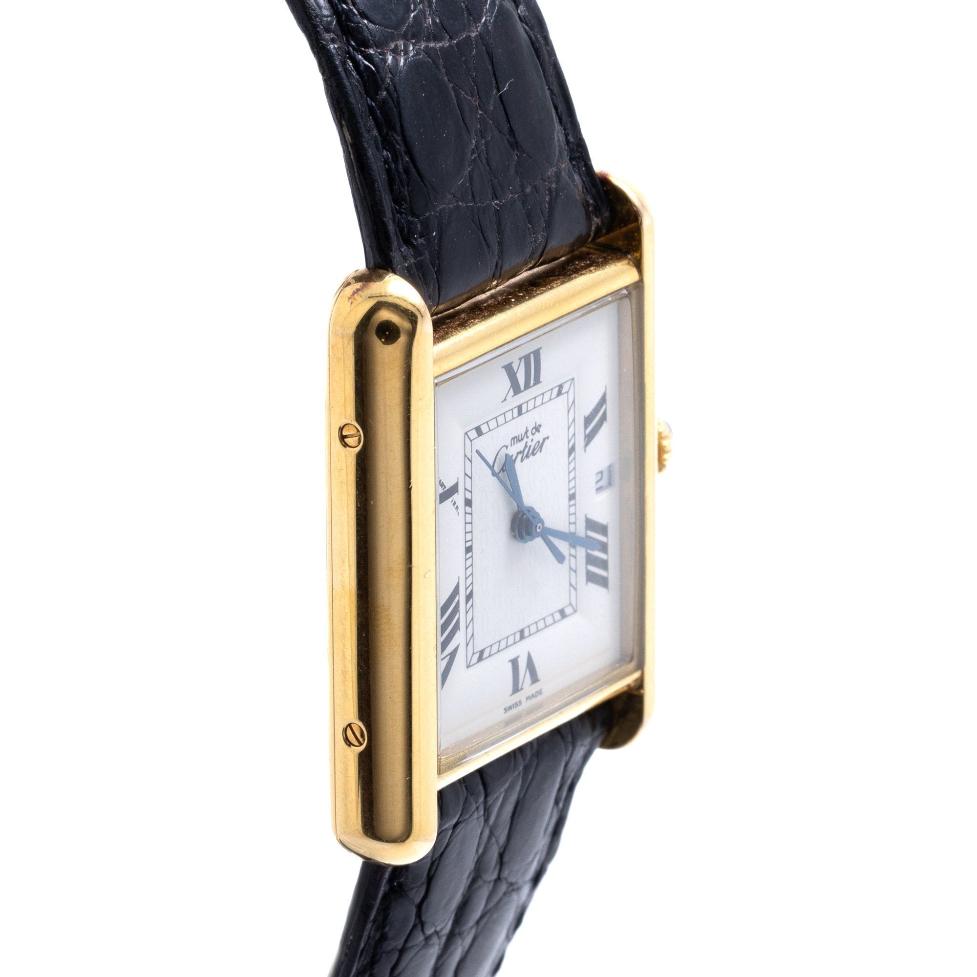 Cartier Must de Cartier Tank Vermeil Watch Oliver Jewellery