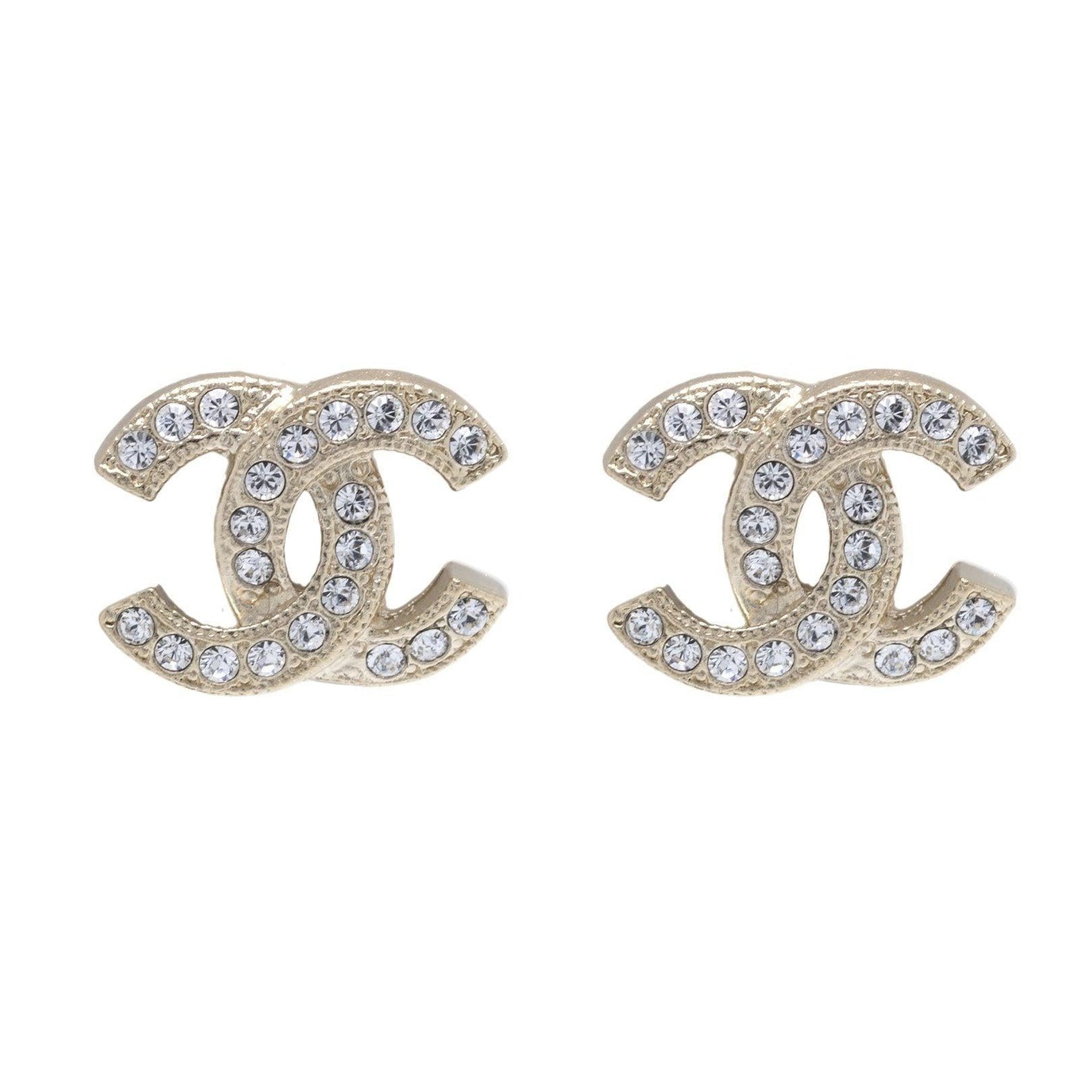 Chanel Double C Earrings Womens Fashion Jewelry  Organisers Earrings  on Carousell