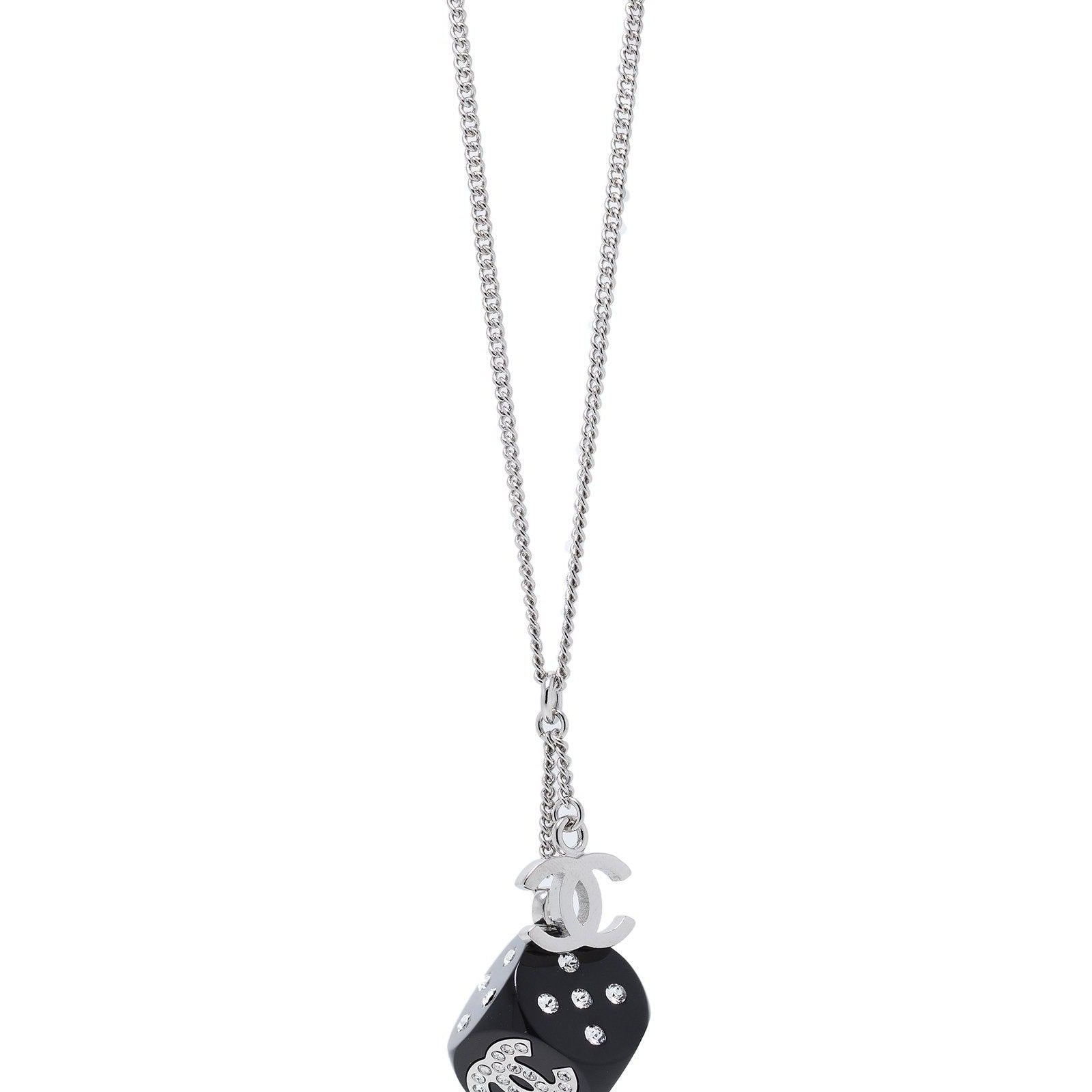 Chanel dice store necklace