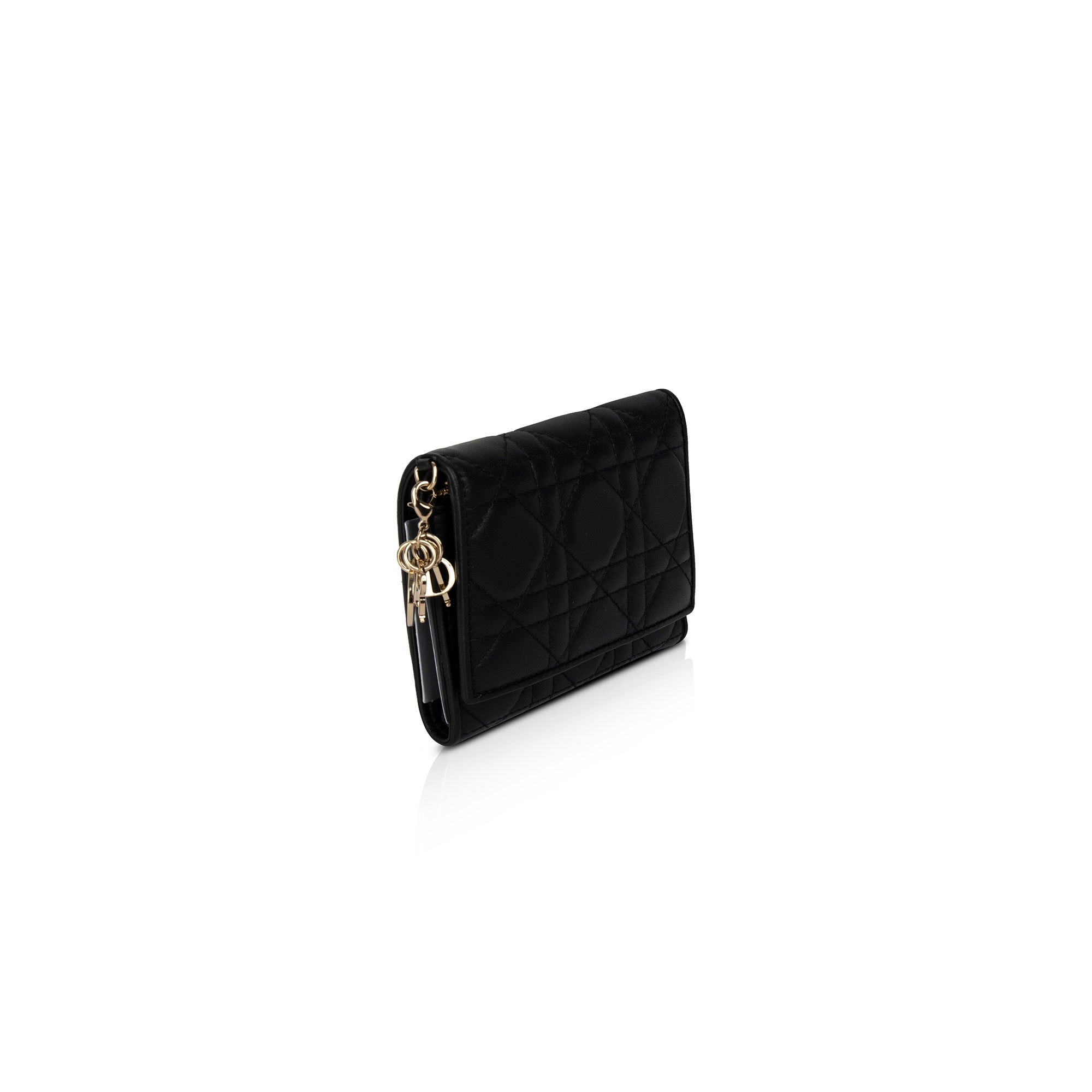 Dior hotsell lambskin wallet