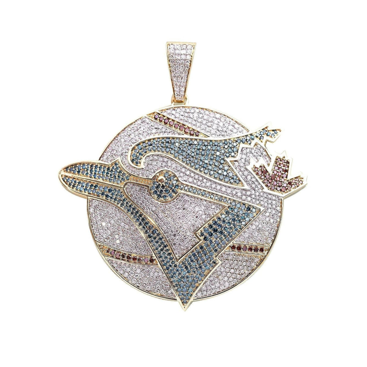 Custom Made Diamond Blue Jays Pendant – Oliver Jewellery