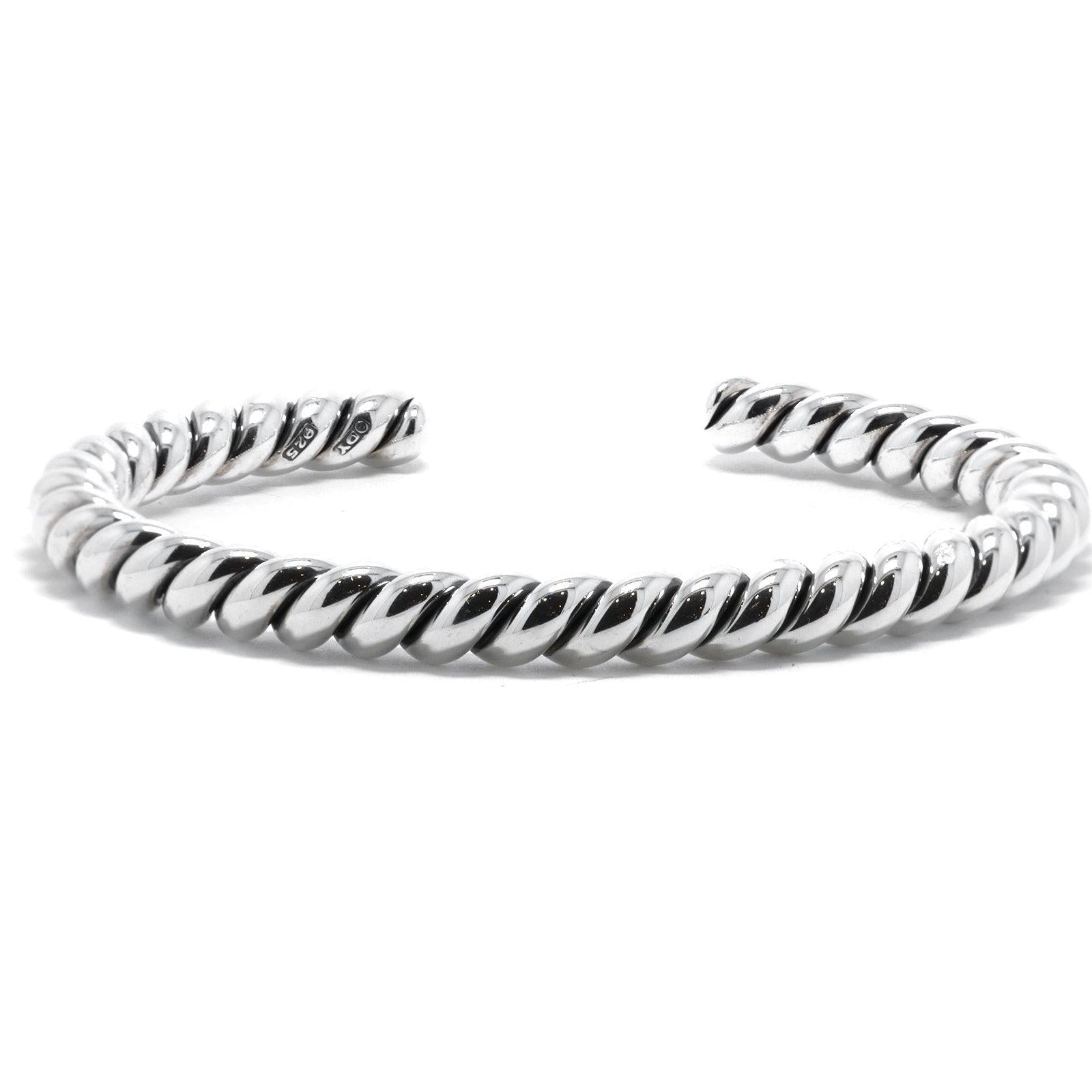 David Yurman Sculpted Cable Cuff Bracelet – Oliver Jewellery