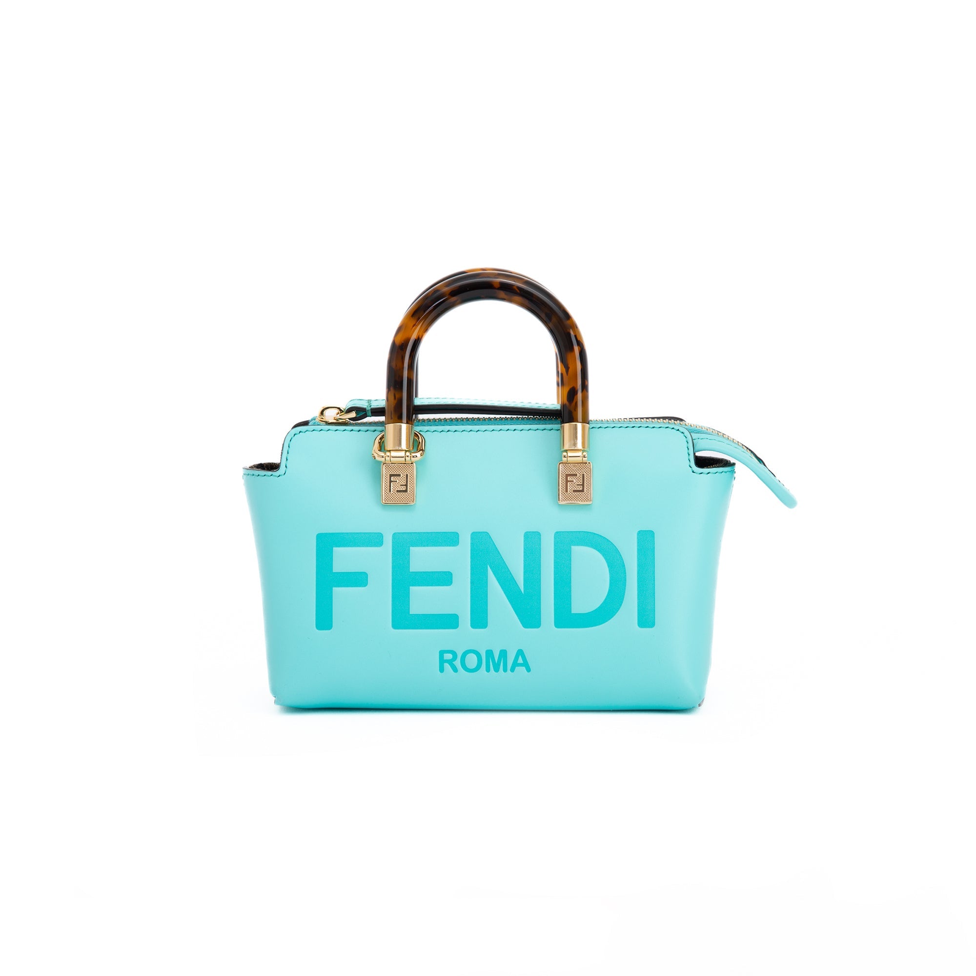 Fendi 2023 Mini By the Way Boston Bag w/ Strap, Box & Receipt