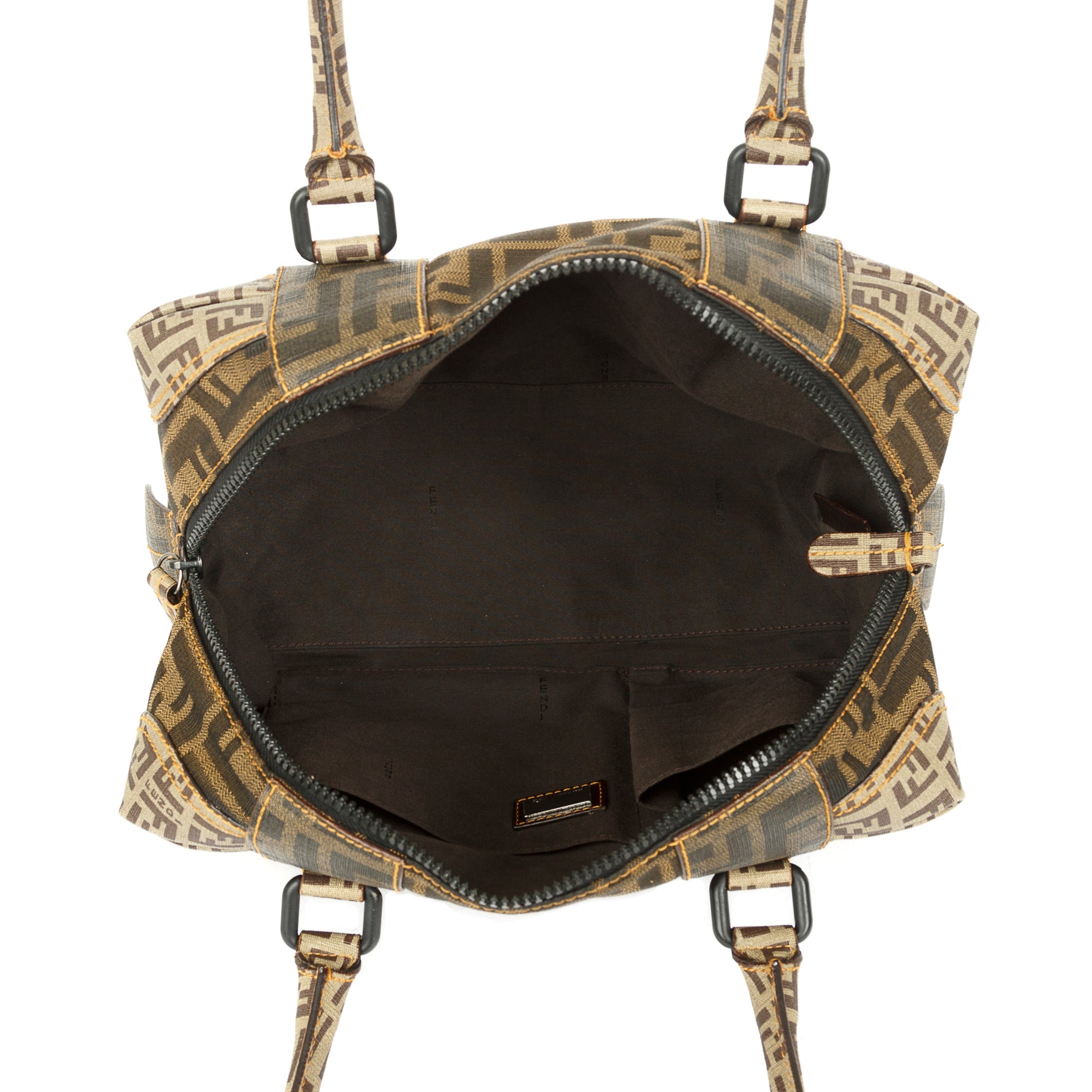 Fendi Zucca Boston Bag w/ Strap – Oliver Jewellery