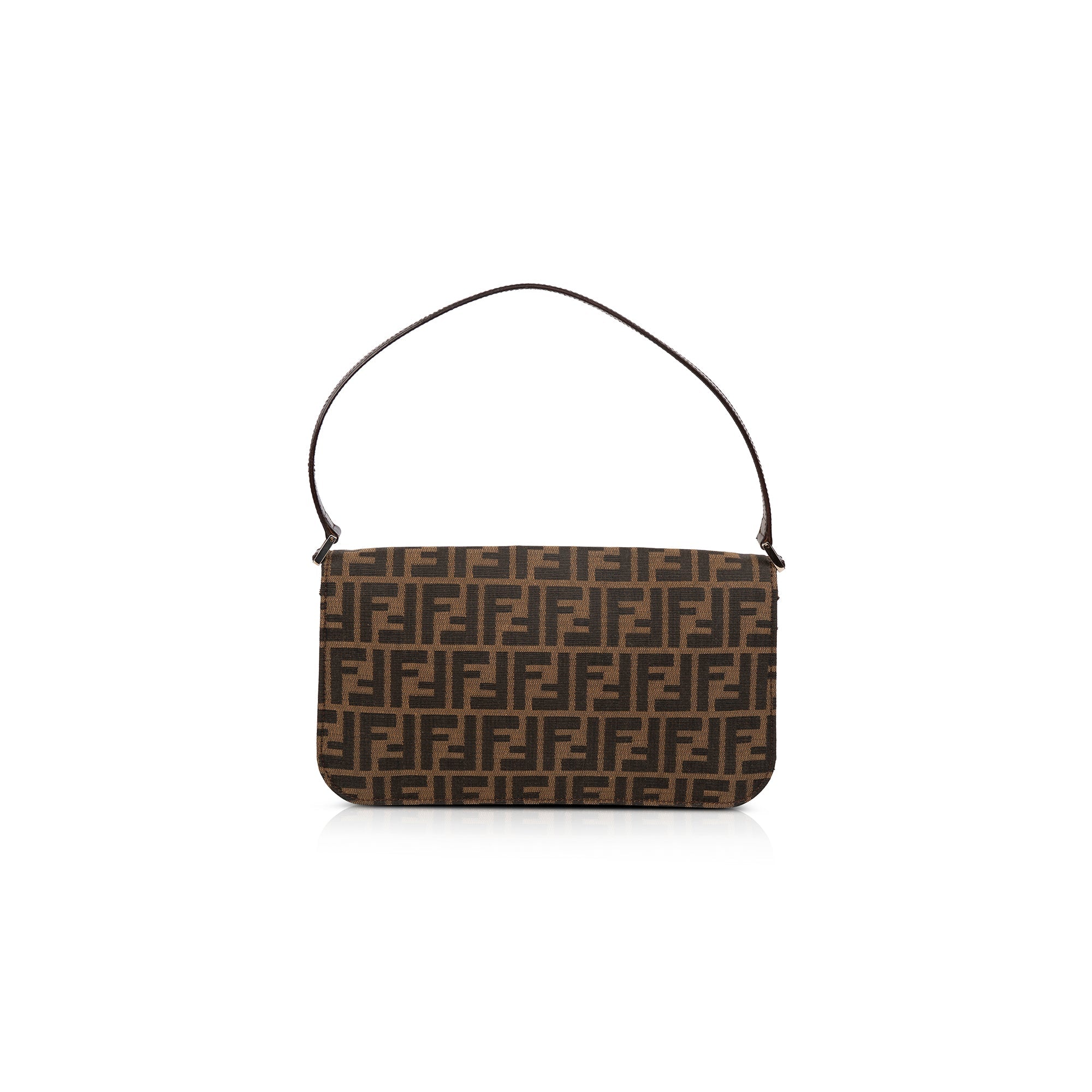 Fendi zucca baguette shoulder on sale bag