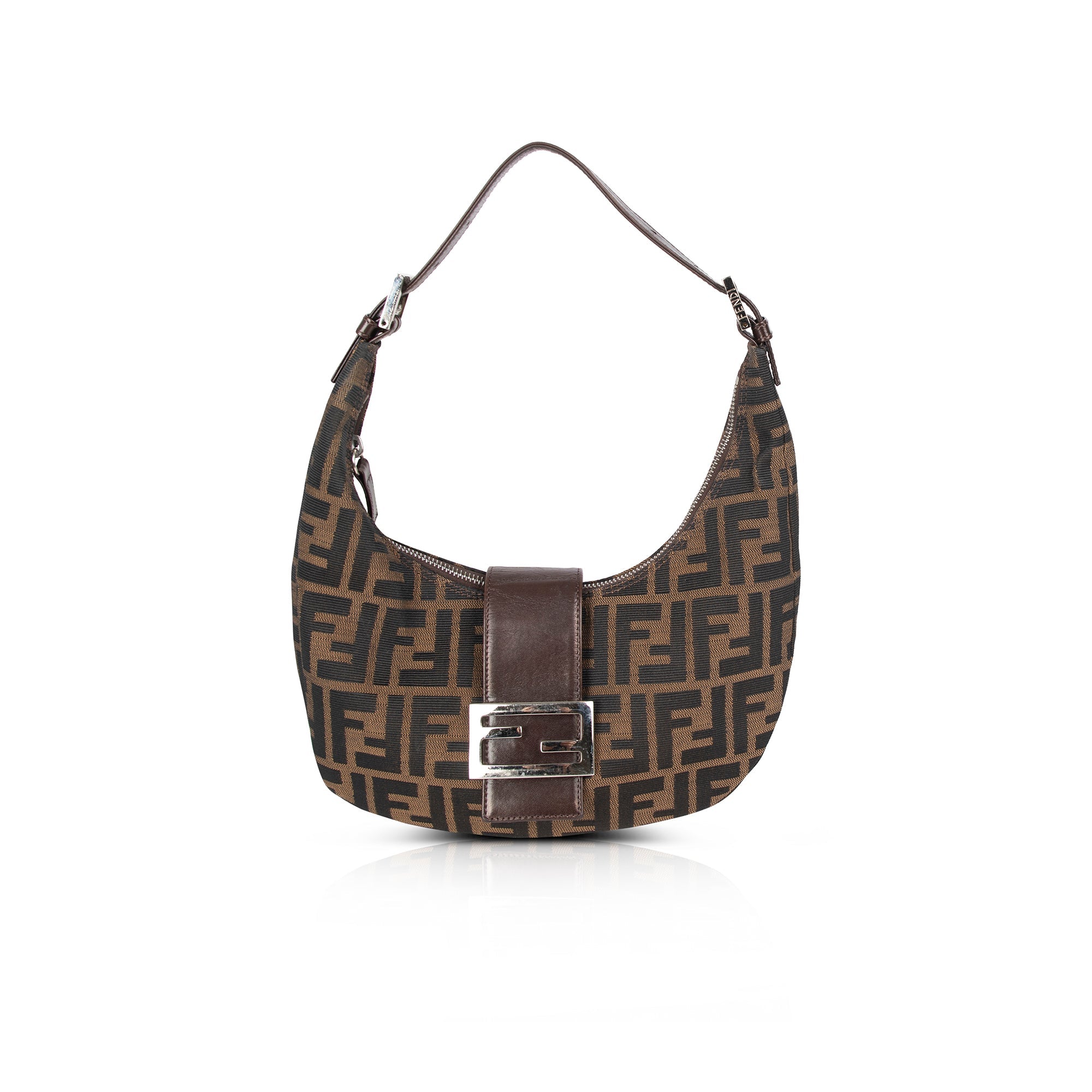 Fendi zucca hobo hot sale shoulder bag