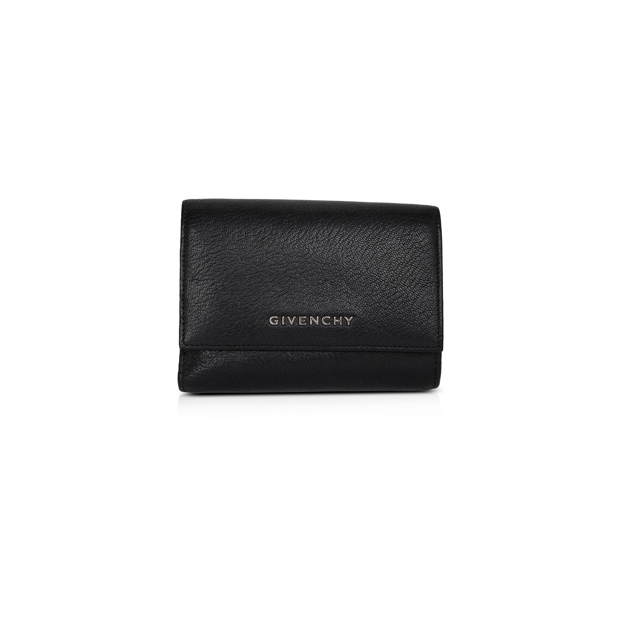 Givenchy Pandora Leather Trifold Compact Wallet w/ Box