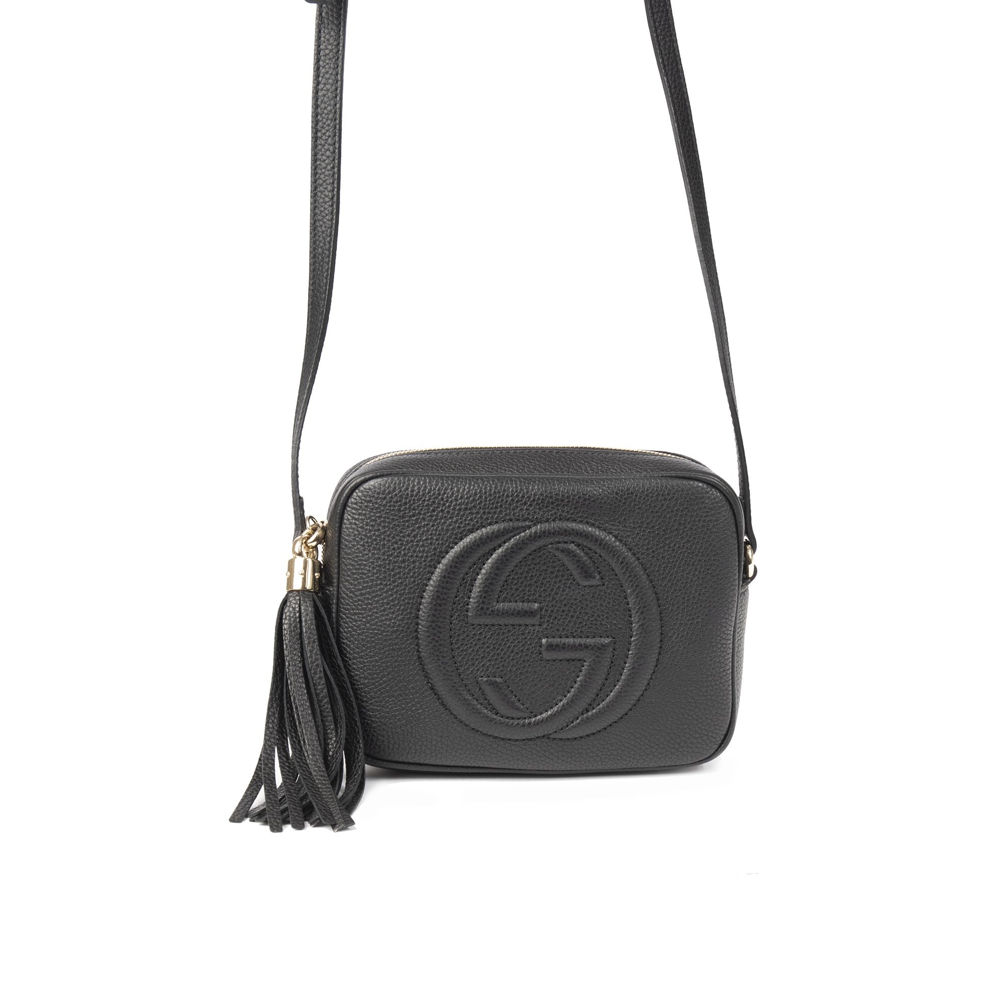 Gucci Black Soho Small Leather Disco Bag w/ Box – Oliver Jewellery