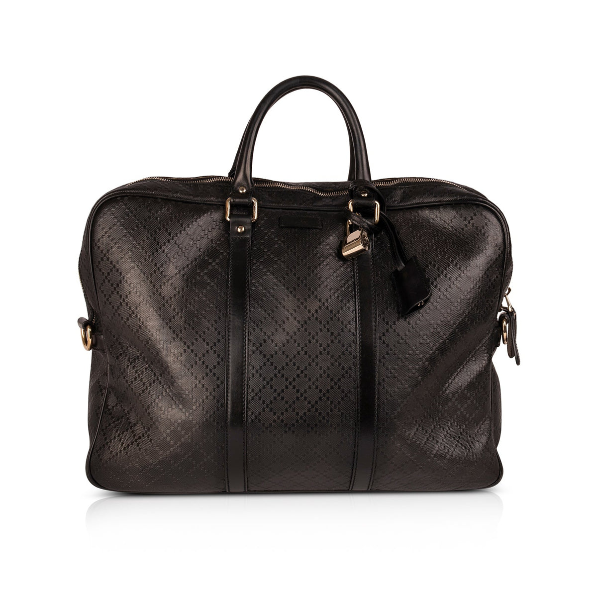 Gucci Diamante Leather Briefcase – Oliver Jewellery