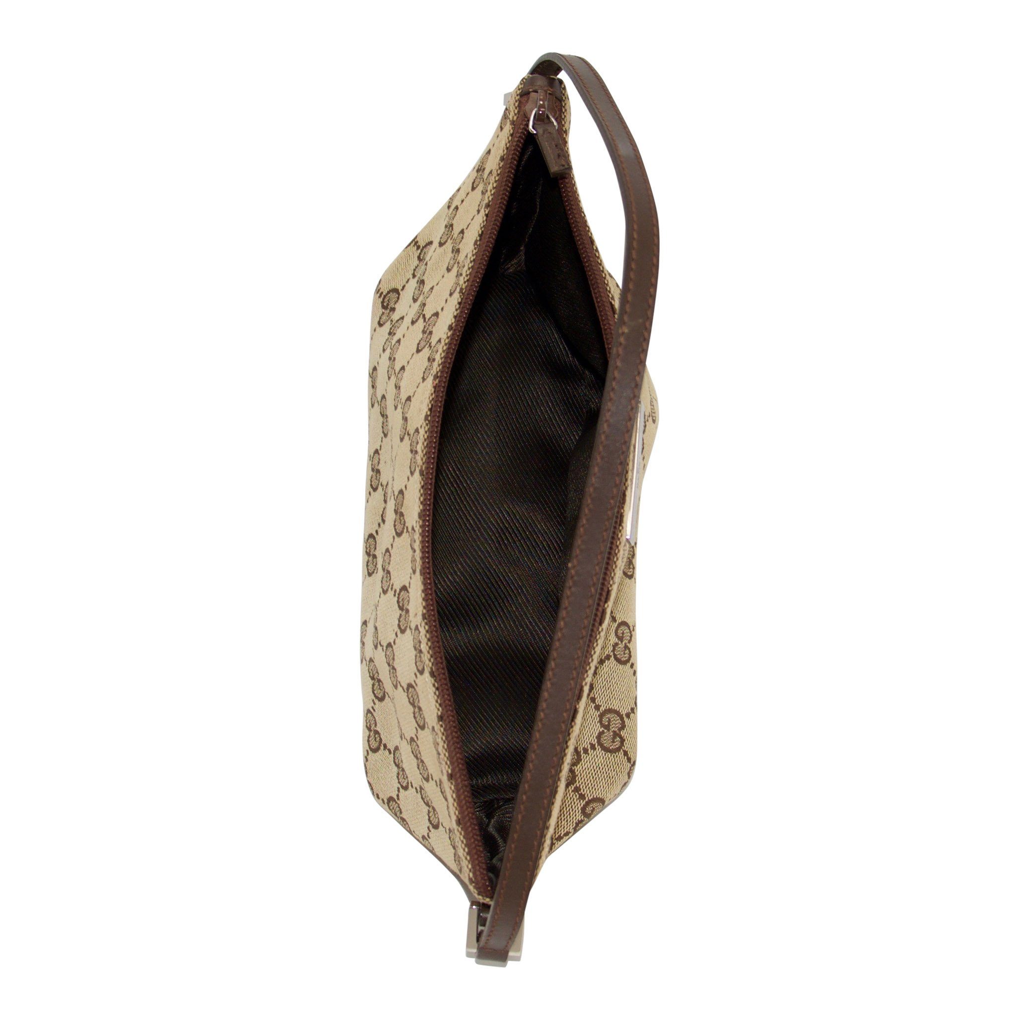 Brown Canvas Gucci Boat Pochette Cloth ref.771821 - Joli Closet