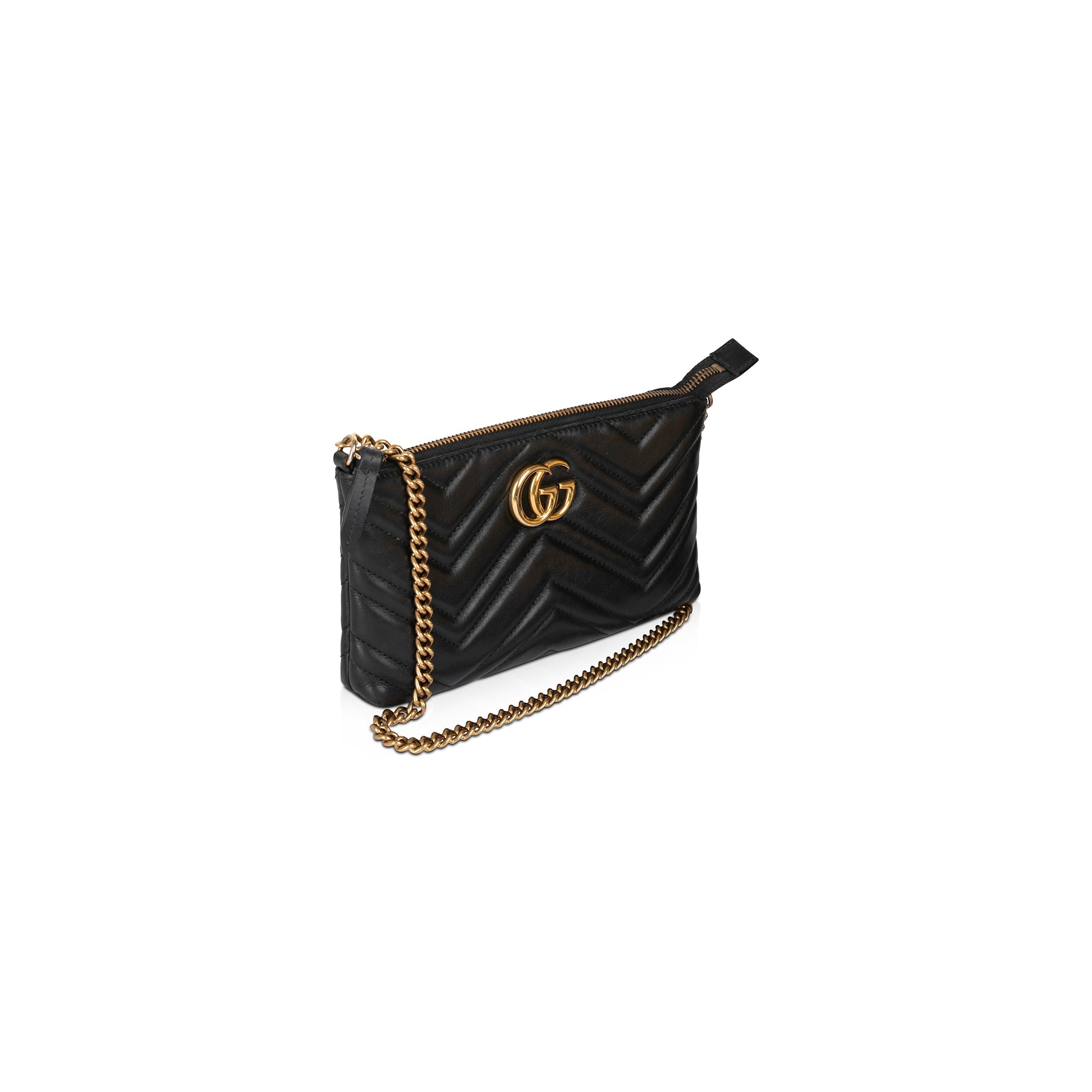 Gucci GG Marmont Matelasse Mini Chain Bag w/ Box – Oliver