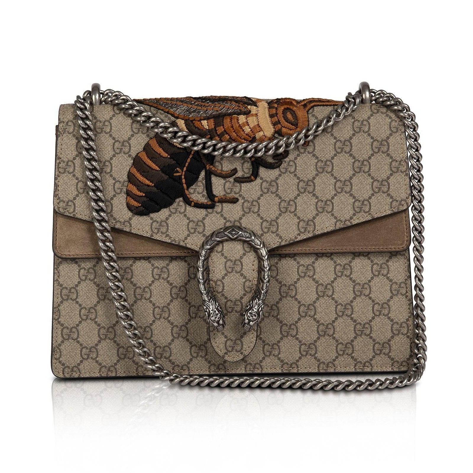 Gucci shoulder bag with bee on sale