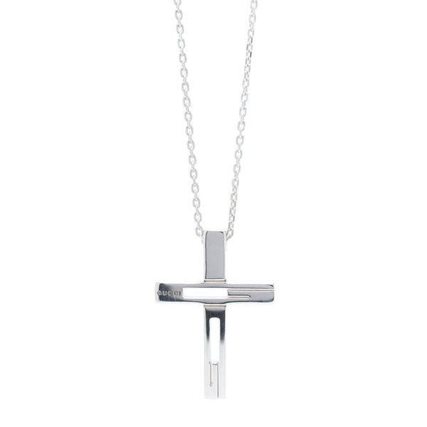 Gucci Interlock G Cross Pendant Necklace