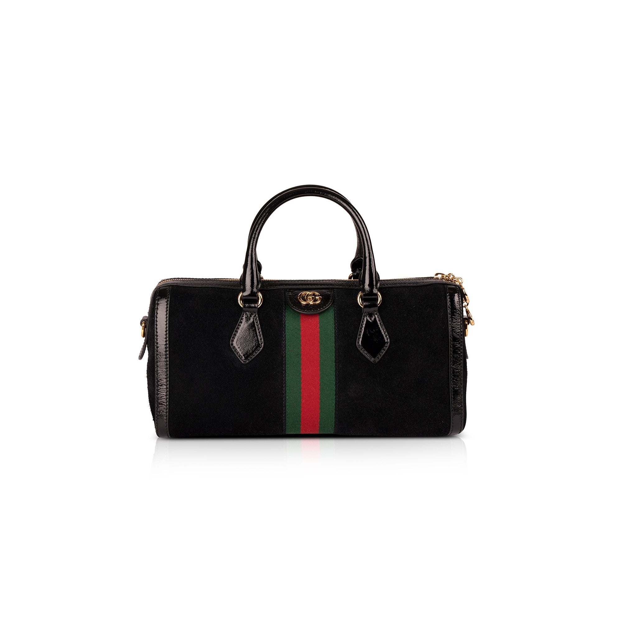 Gucci Medium Suede Ophidia Web Boston Bag – Oliver Jewellery