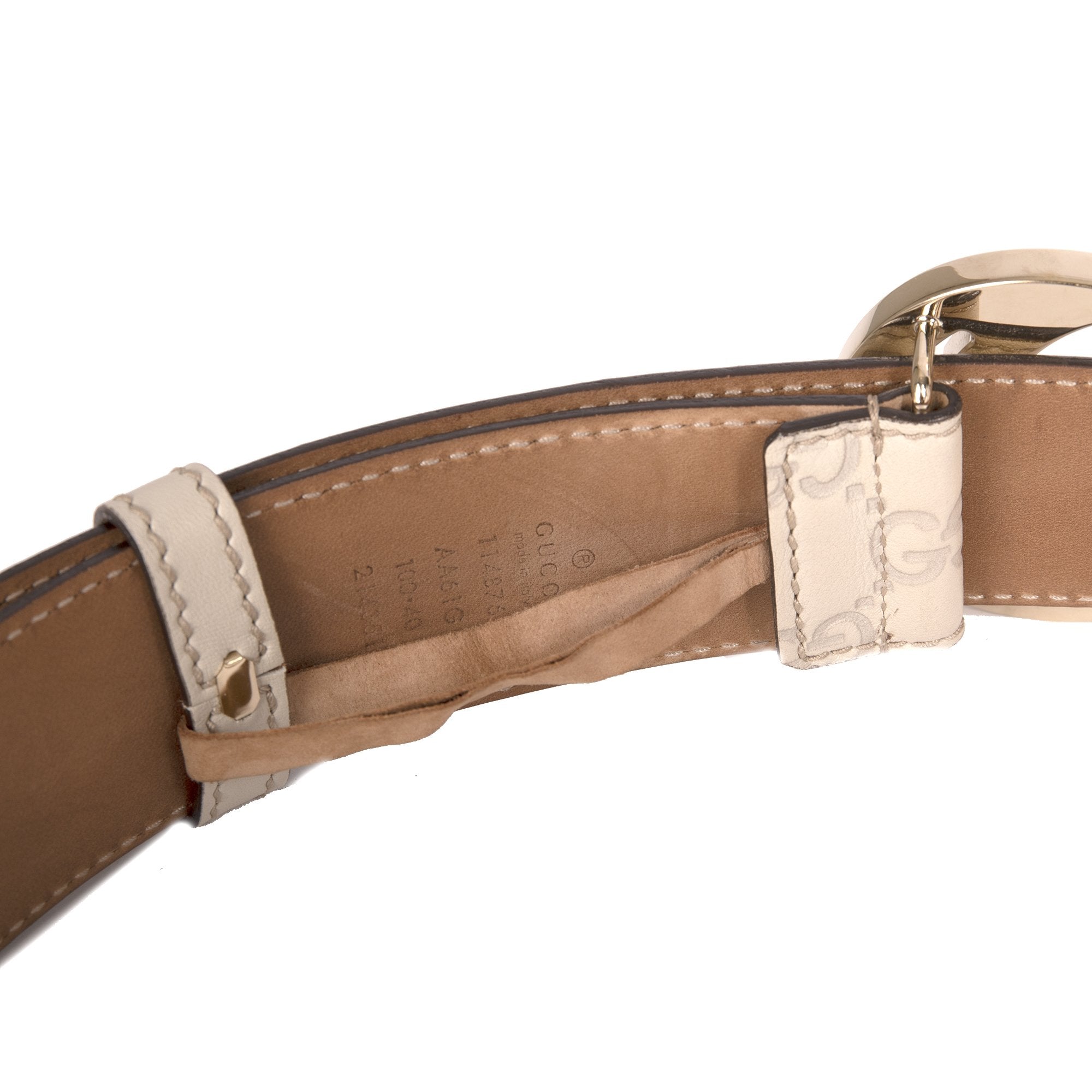 Gucci Signature Leather Interlocking G Belt 