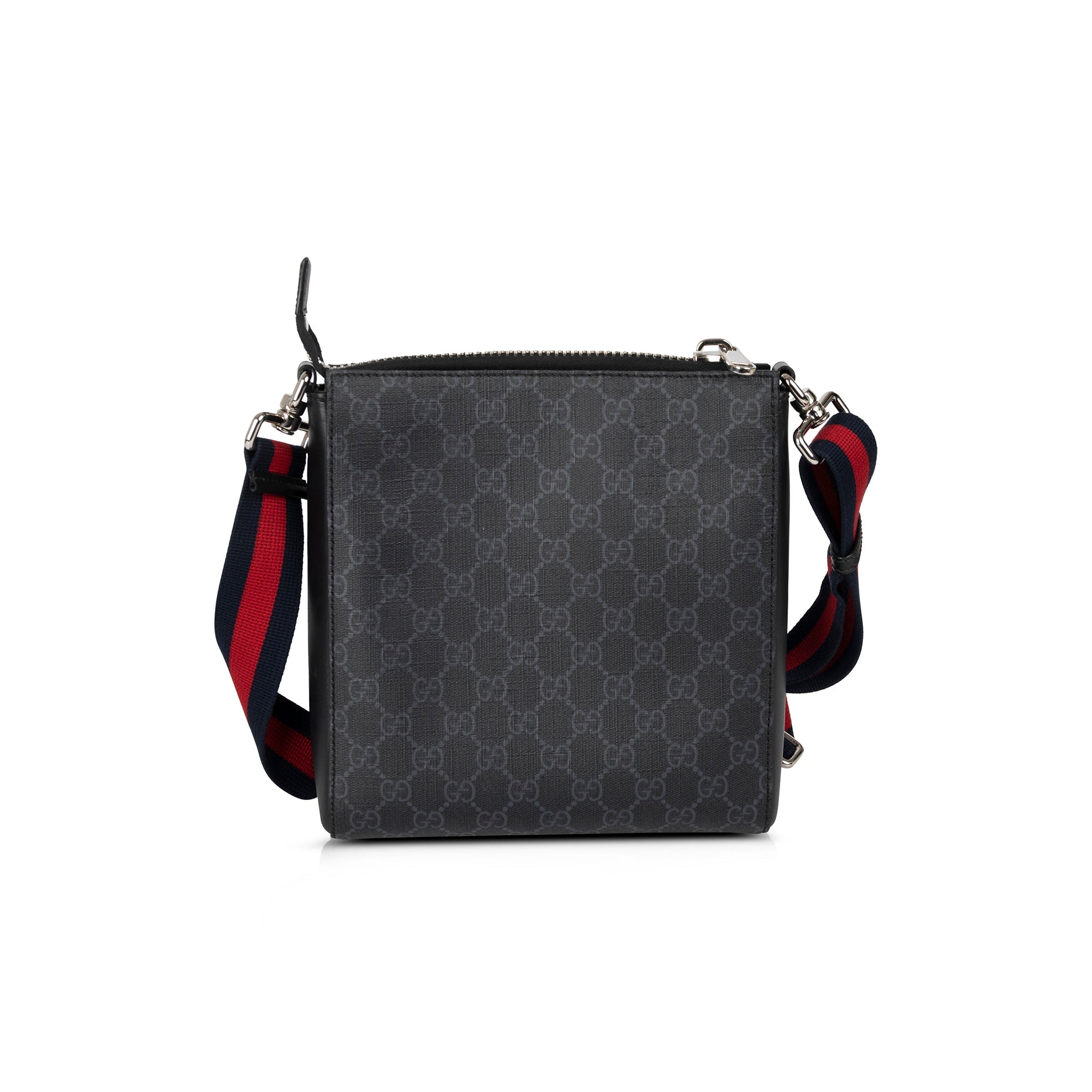 Gucci Black GG Supreme Messenger Bag – Oliver Jewellery