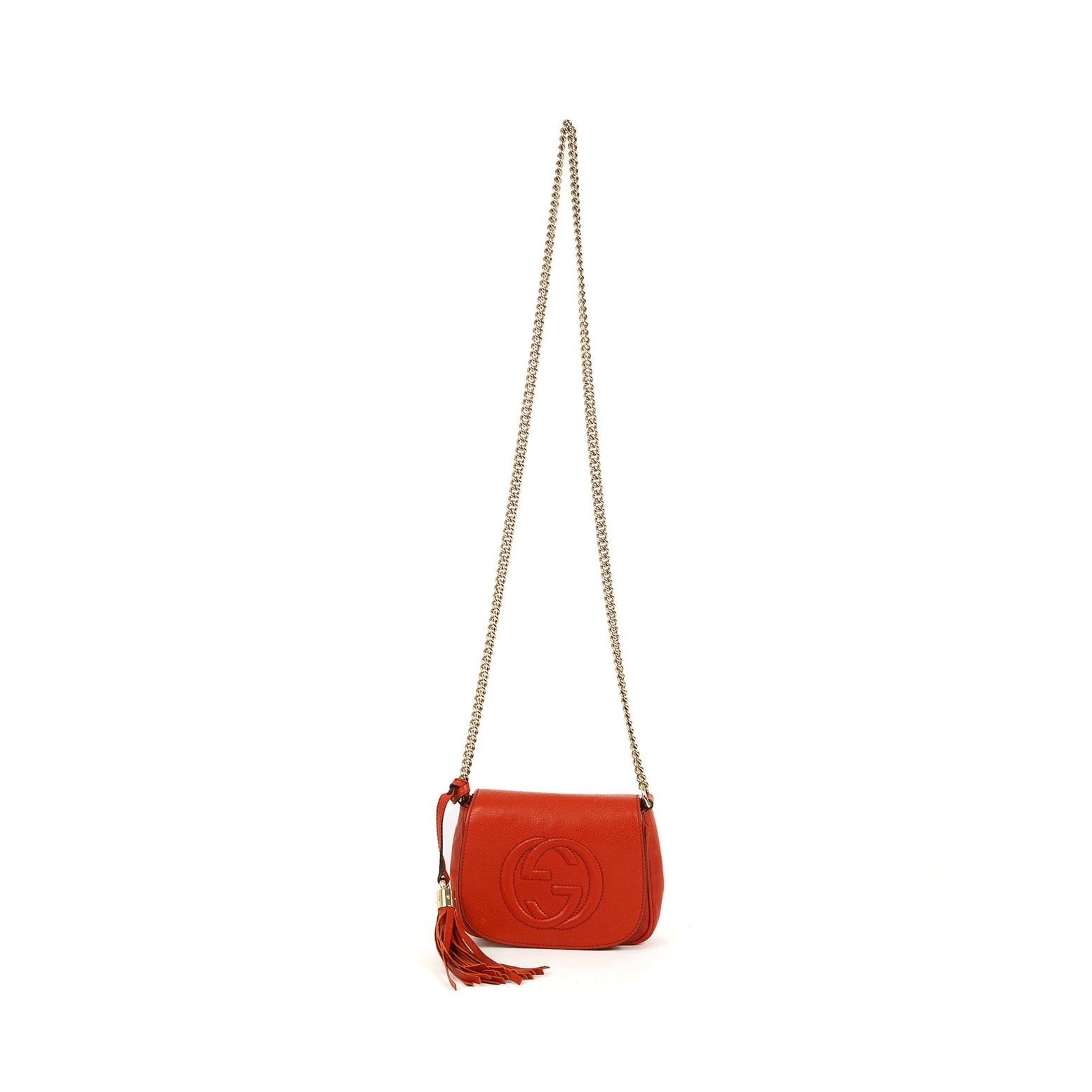 Gucci Small Soho Chain Crossbody Flap Bag — Oliver Jewellery