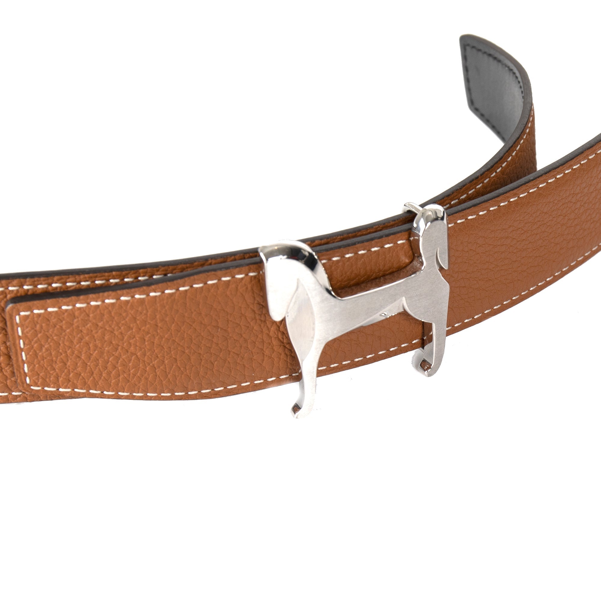 Hermes Panache Belt Buckle & Leather Strap