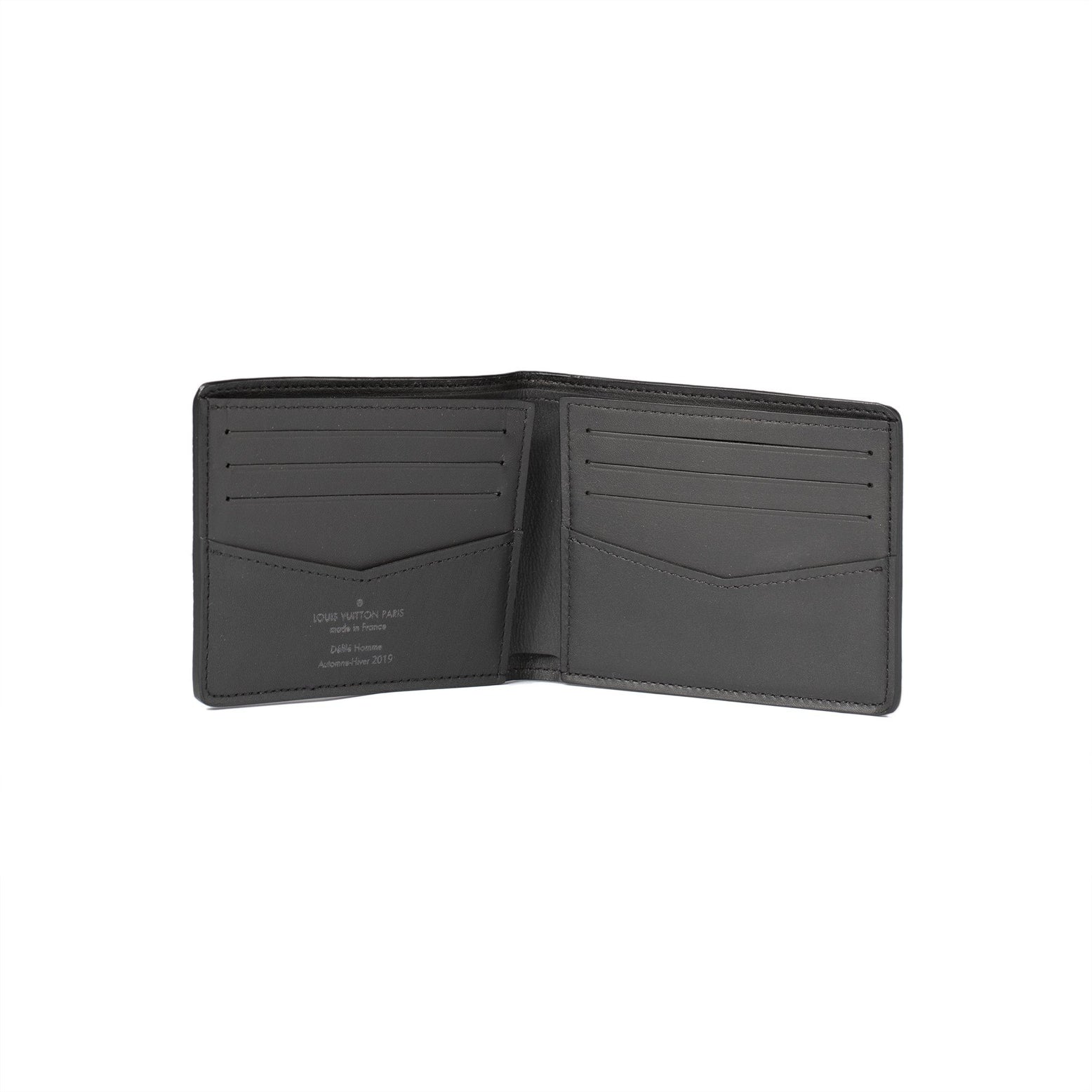 Louis Vuitton Slender Wallet Taiga Black for Men