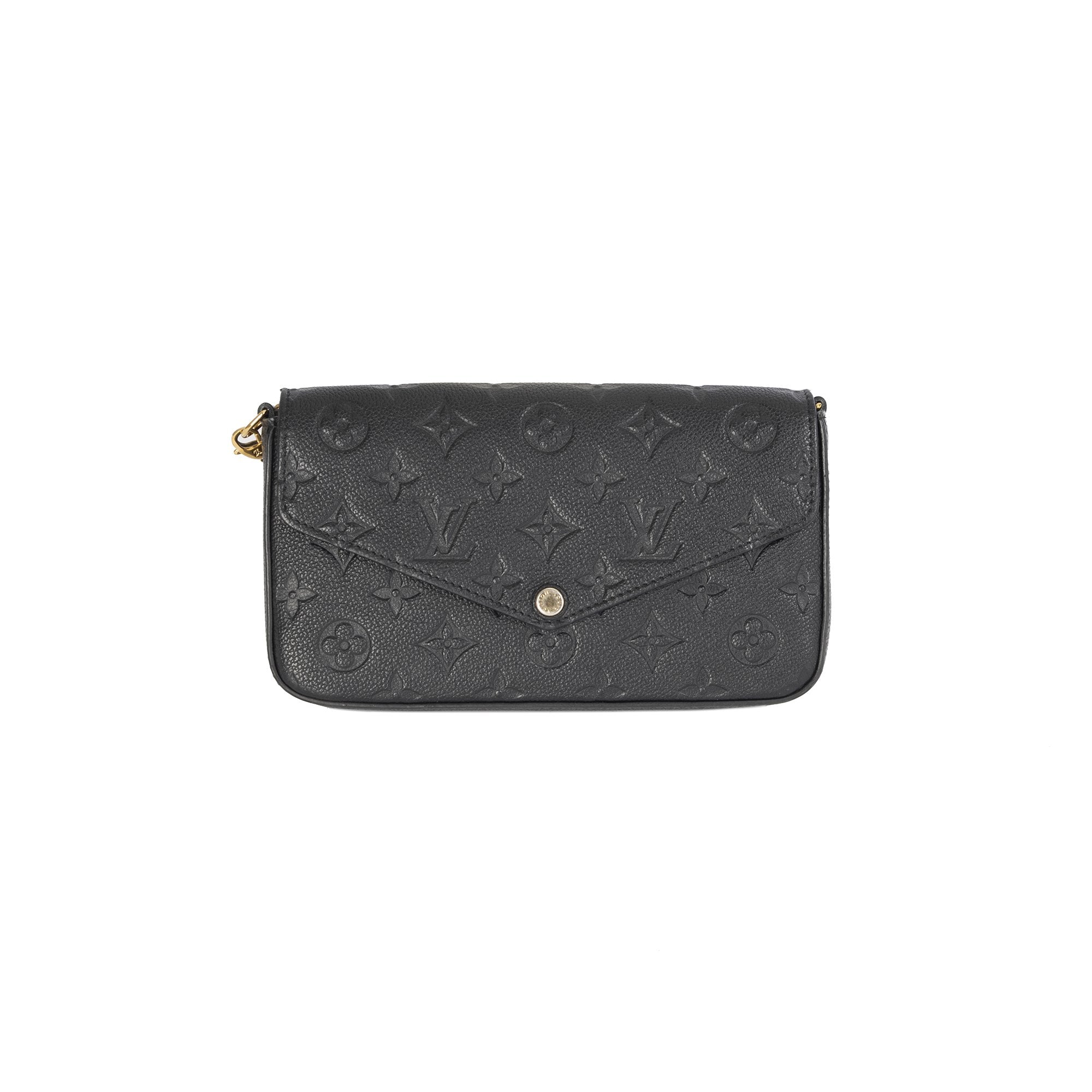 Louis Vuitton 2020 Black Monogram Empreinte Felicie Pochette Bag – Oliver  Jewellery