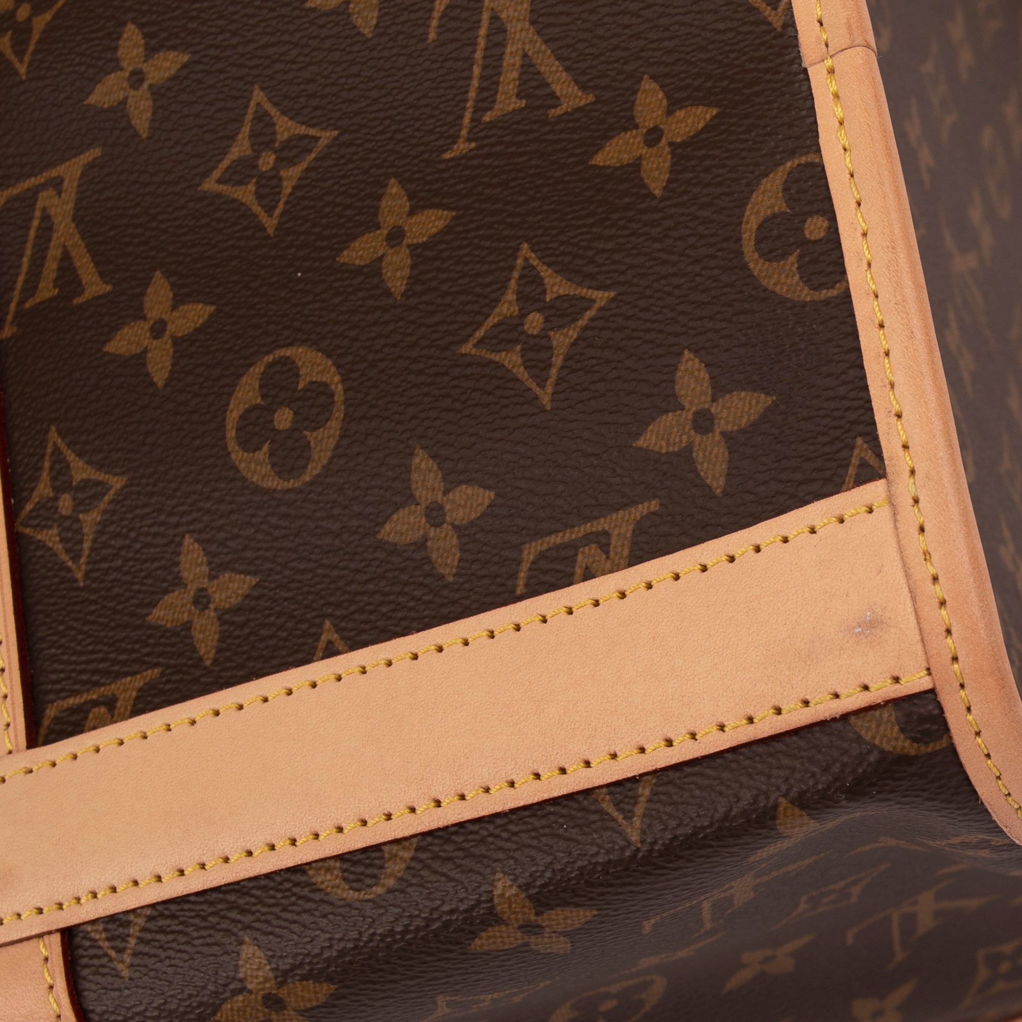 Louis Vuitton Monogram Sac Chien 50 Dog Carrier Pet Bag 7lvs720