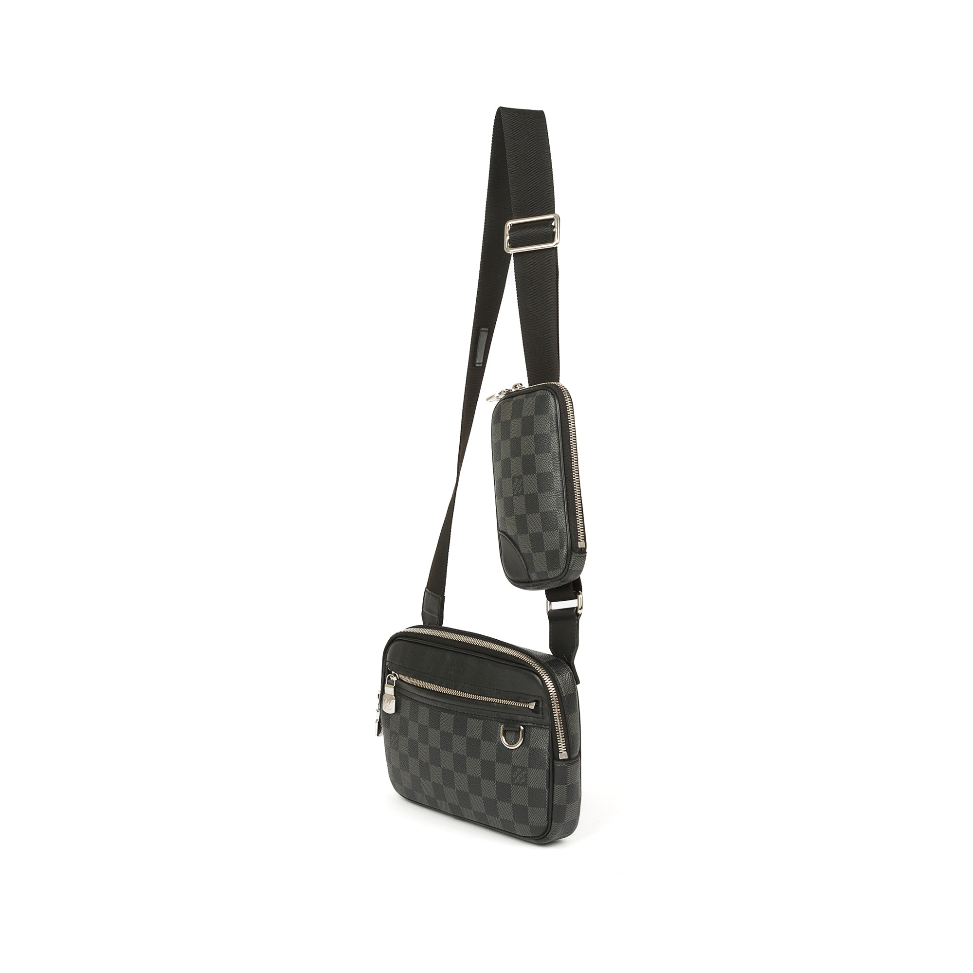 Louis Vuitton Scott Damier Graphite Messenger Bag Black