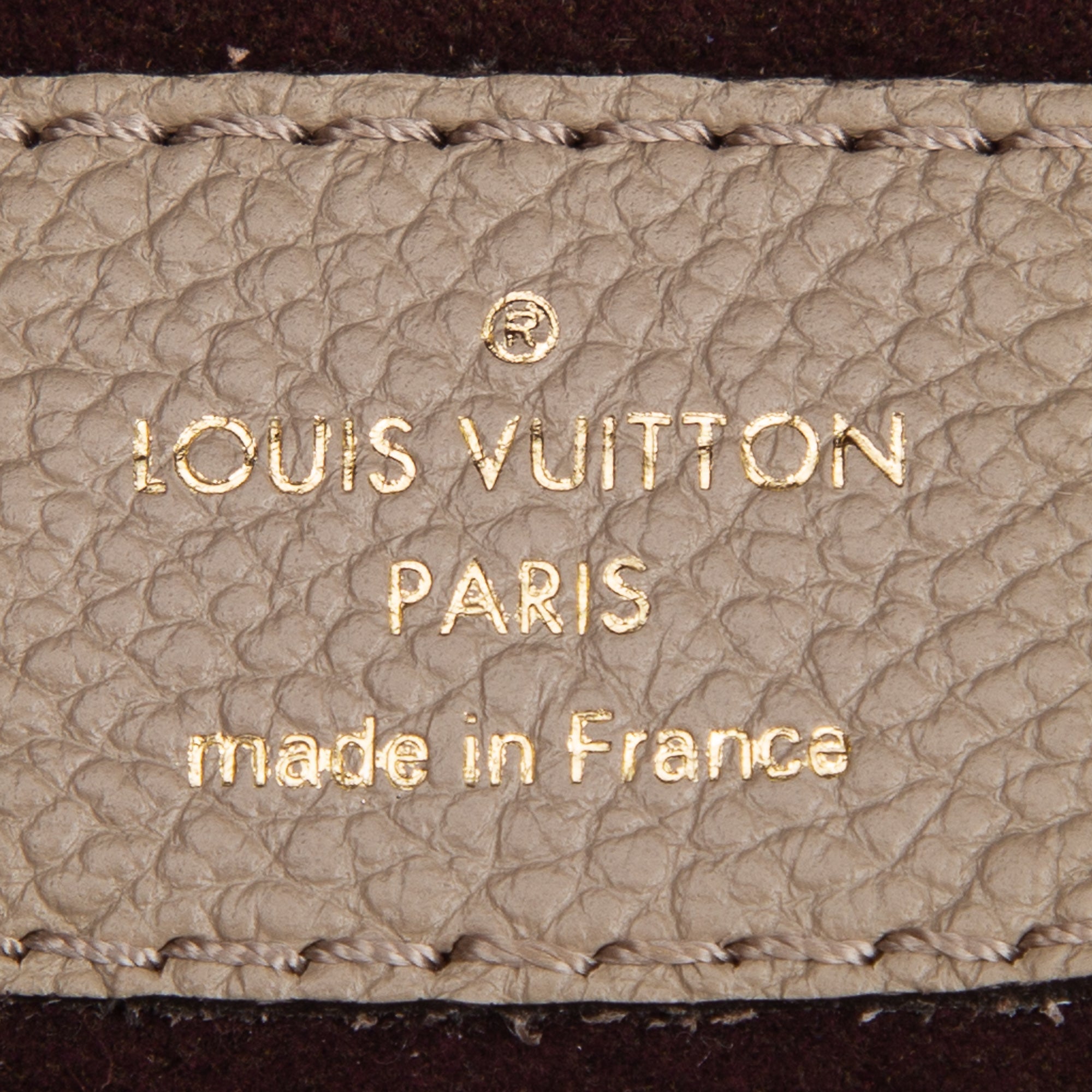 Louis Vuitton Neverfull Empreinte MM Turtledove in Leather with