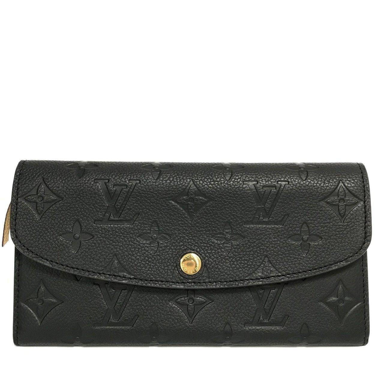 Louis Vuitton Emilie Wallet Black Monogram Empreinte