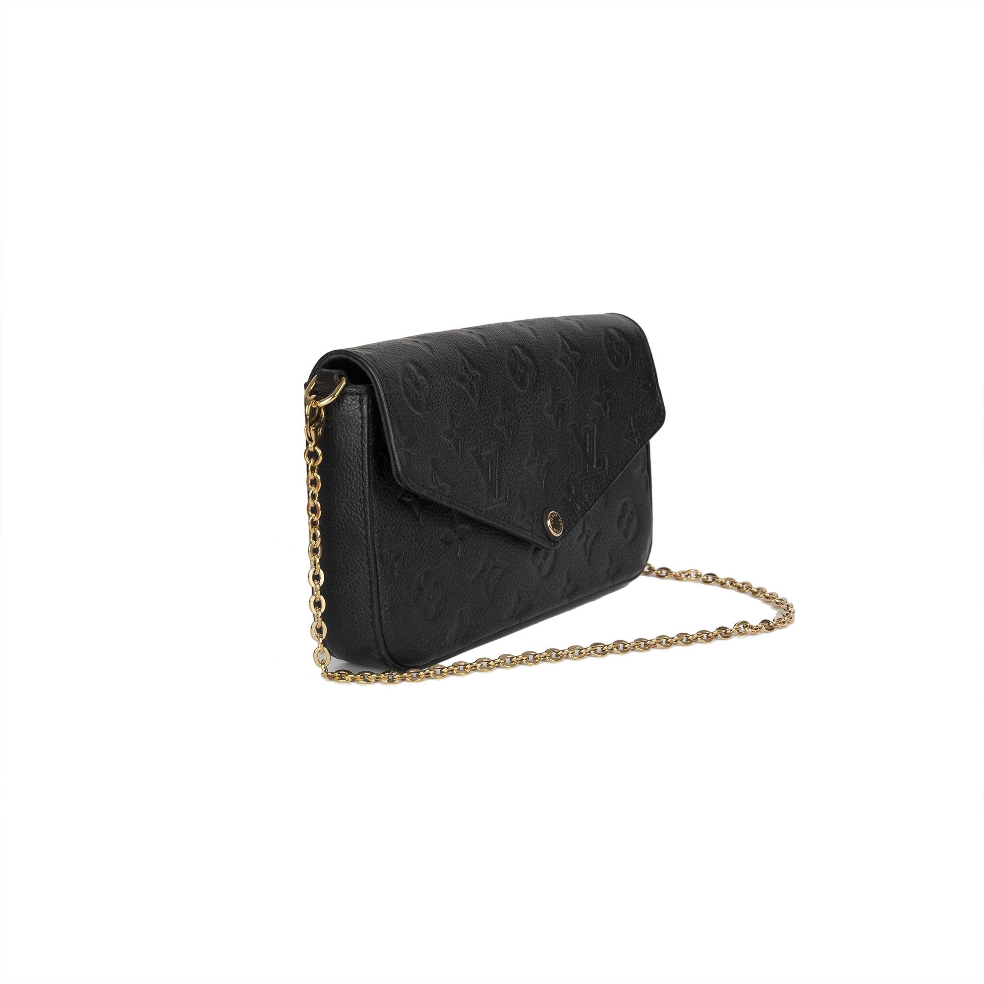 Félicie Pochette Monogram Empreinte Leather in Black - Small Leather Goods  M80482, …