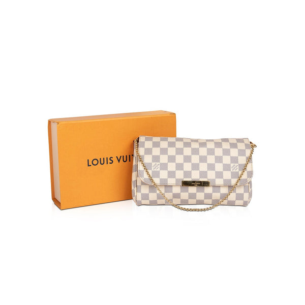 Louis Vuitton Favorite MM Crossbody Damier Ebene Chain - Receipt, Box, Dust  bag