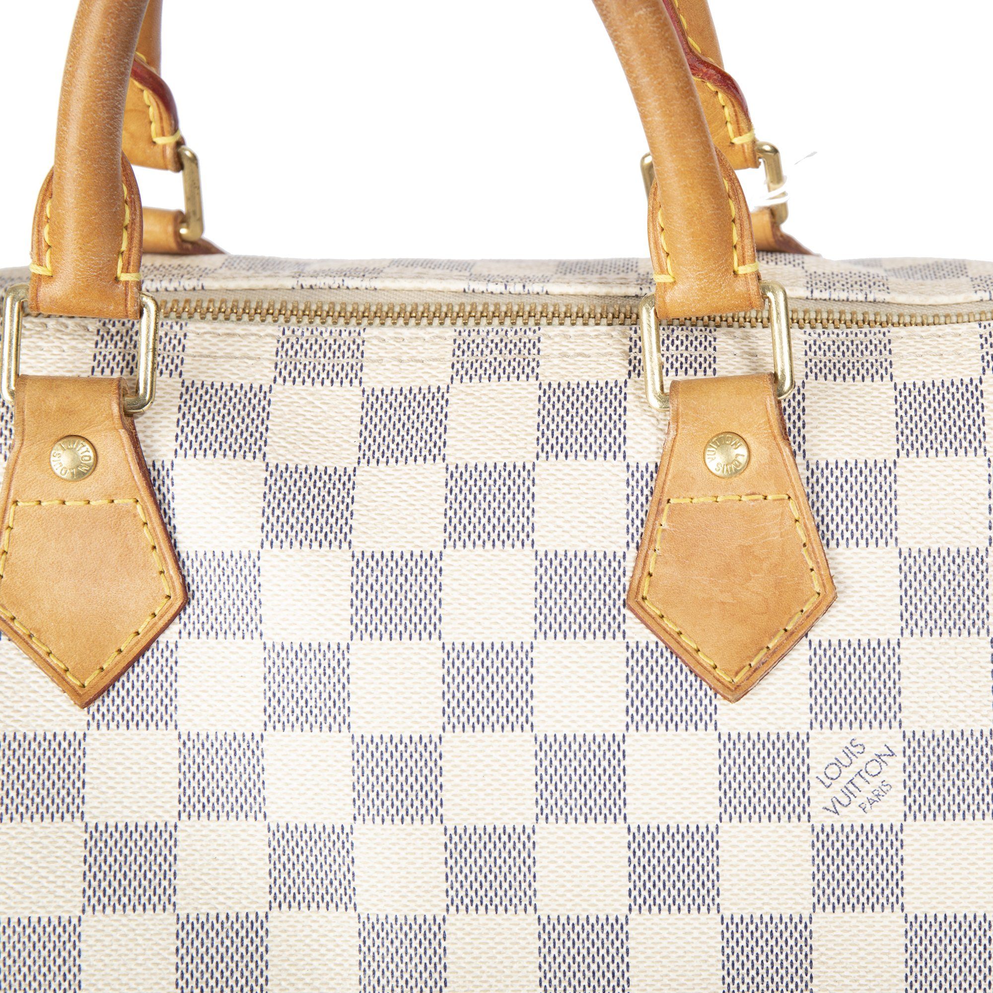 Louis Vuitton Damier Azur Speedy 30 Bag LVJS591 - Bags of CharmBags of Charm