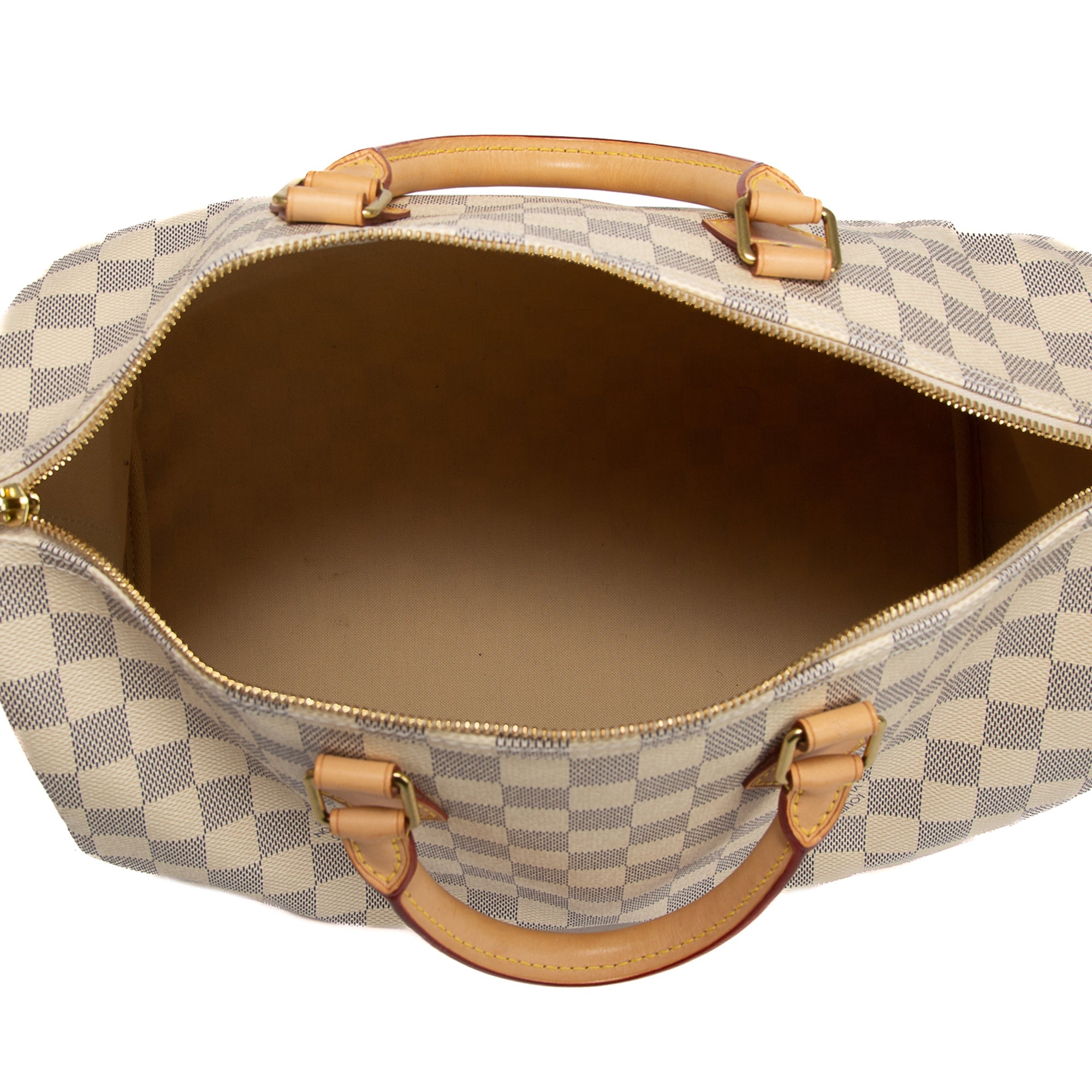 Louis Vuitton damier azur speedy on sale 35